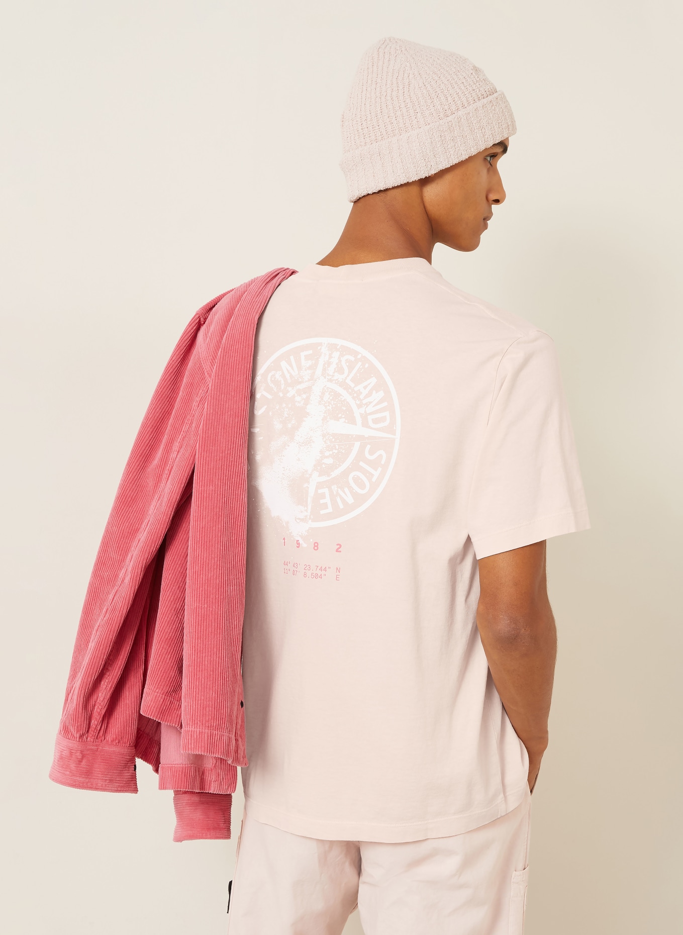 STONE ISLAND Tričko: RŮŽOVÁ