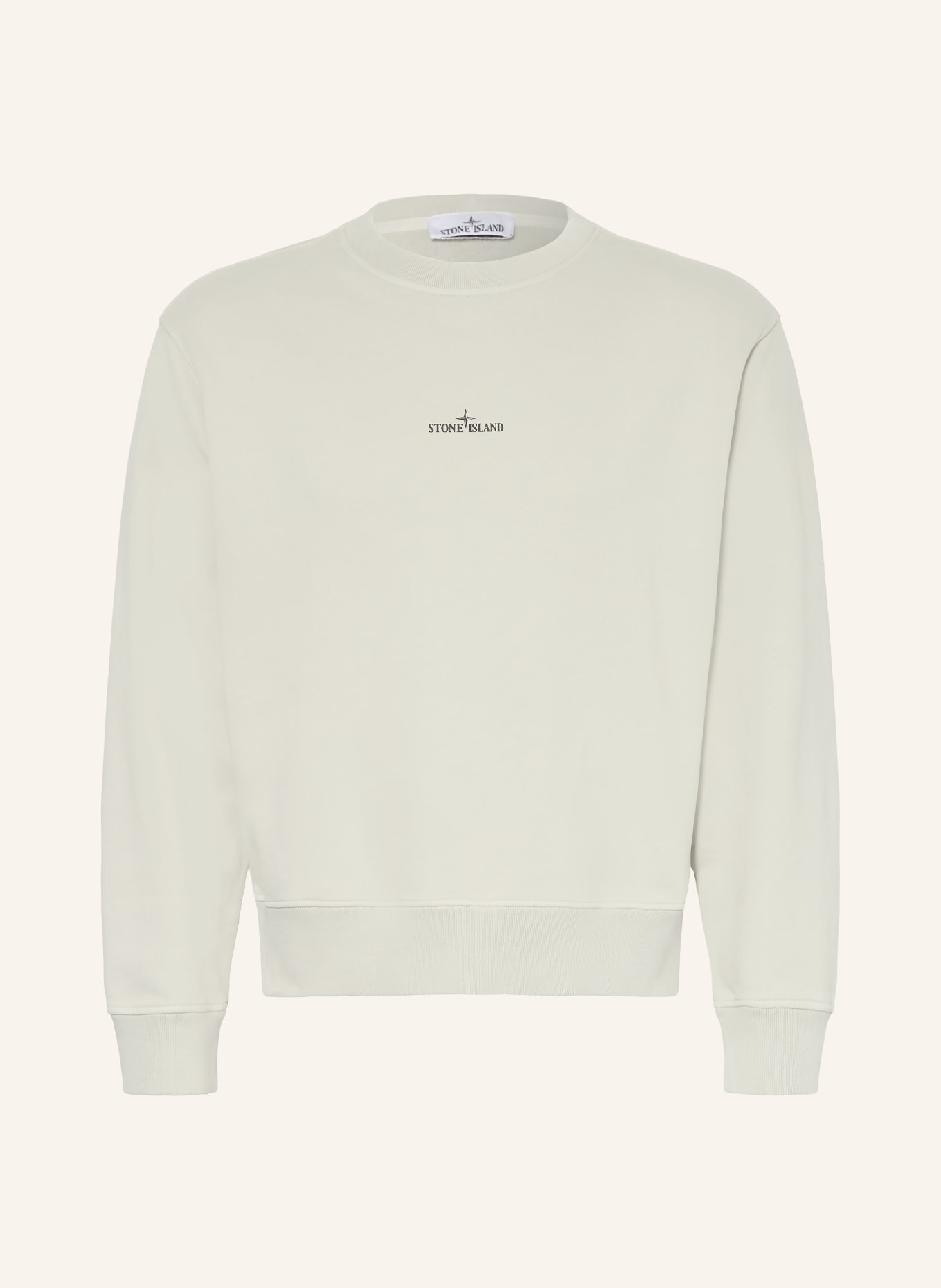STONE ISLAND Sweatshirt: BEIGE / DARK BROWN / BROWN