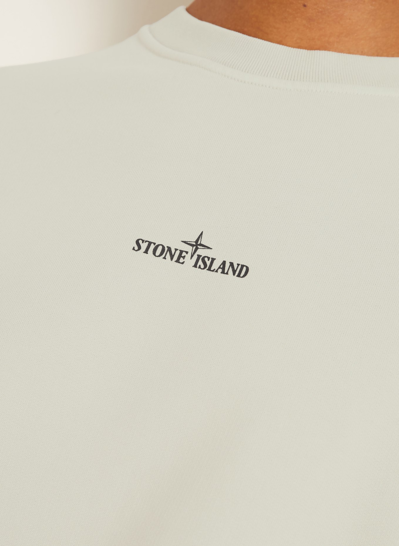 STONE ISLAND Sweatshirt: BEIGE / DARK BROWN / BROWN
