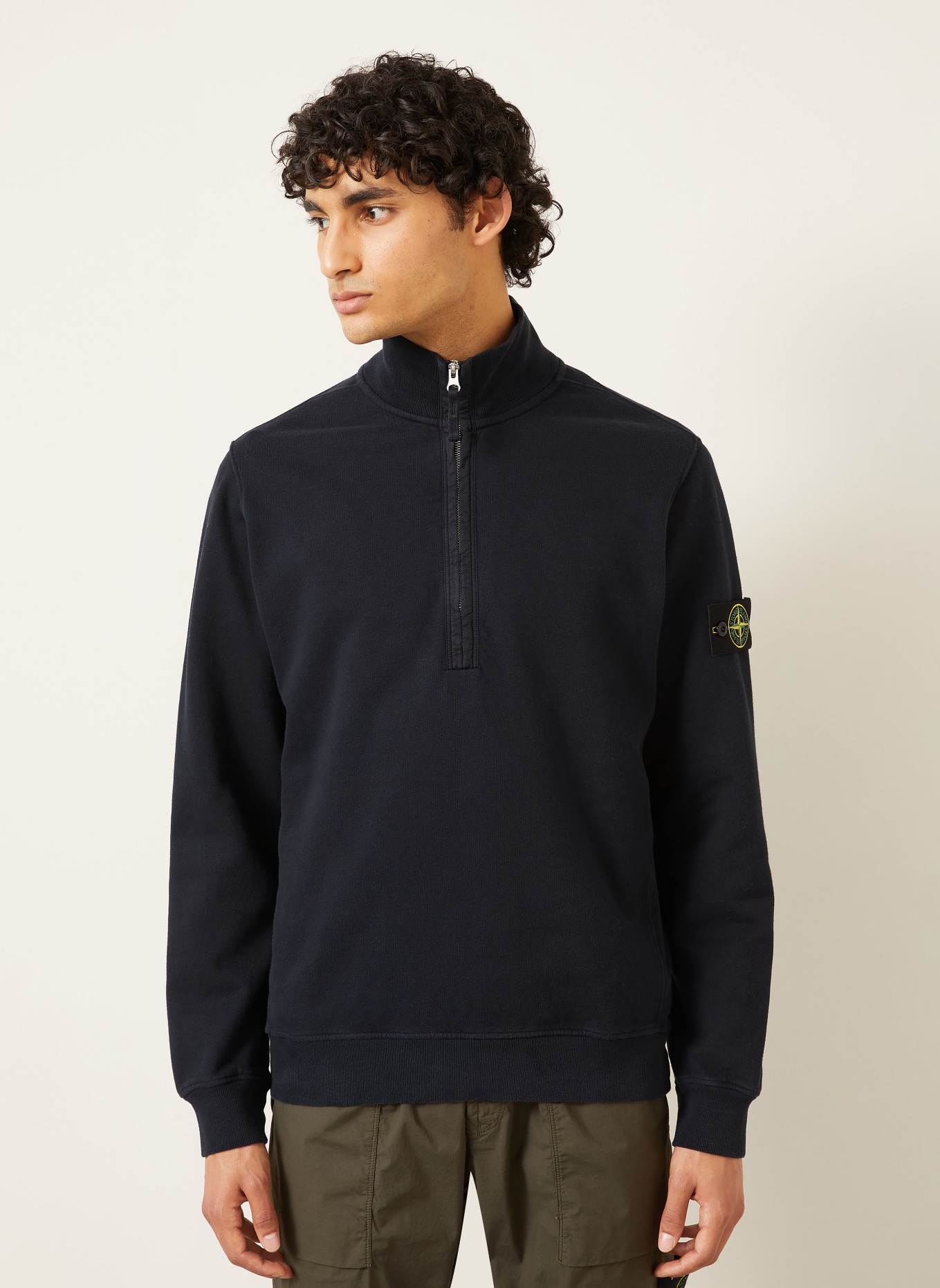 STONE ISLAND Sweat-Troyer: DUNKELBLAU