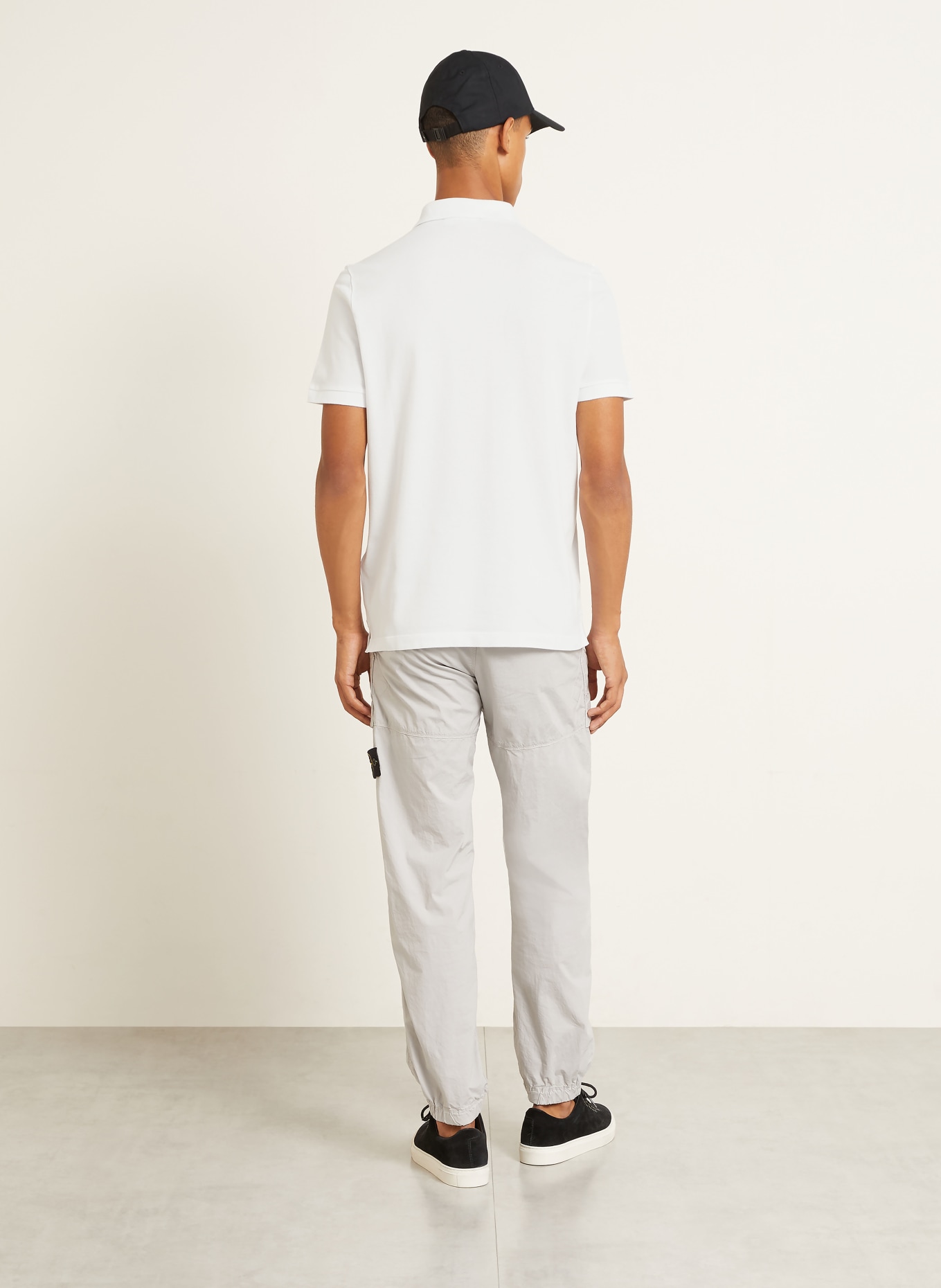 STONE ISLAND Pikétröja, slim fit: VIT