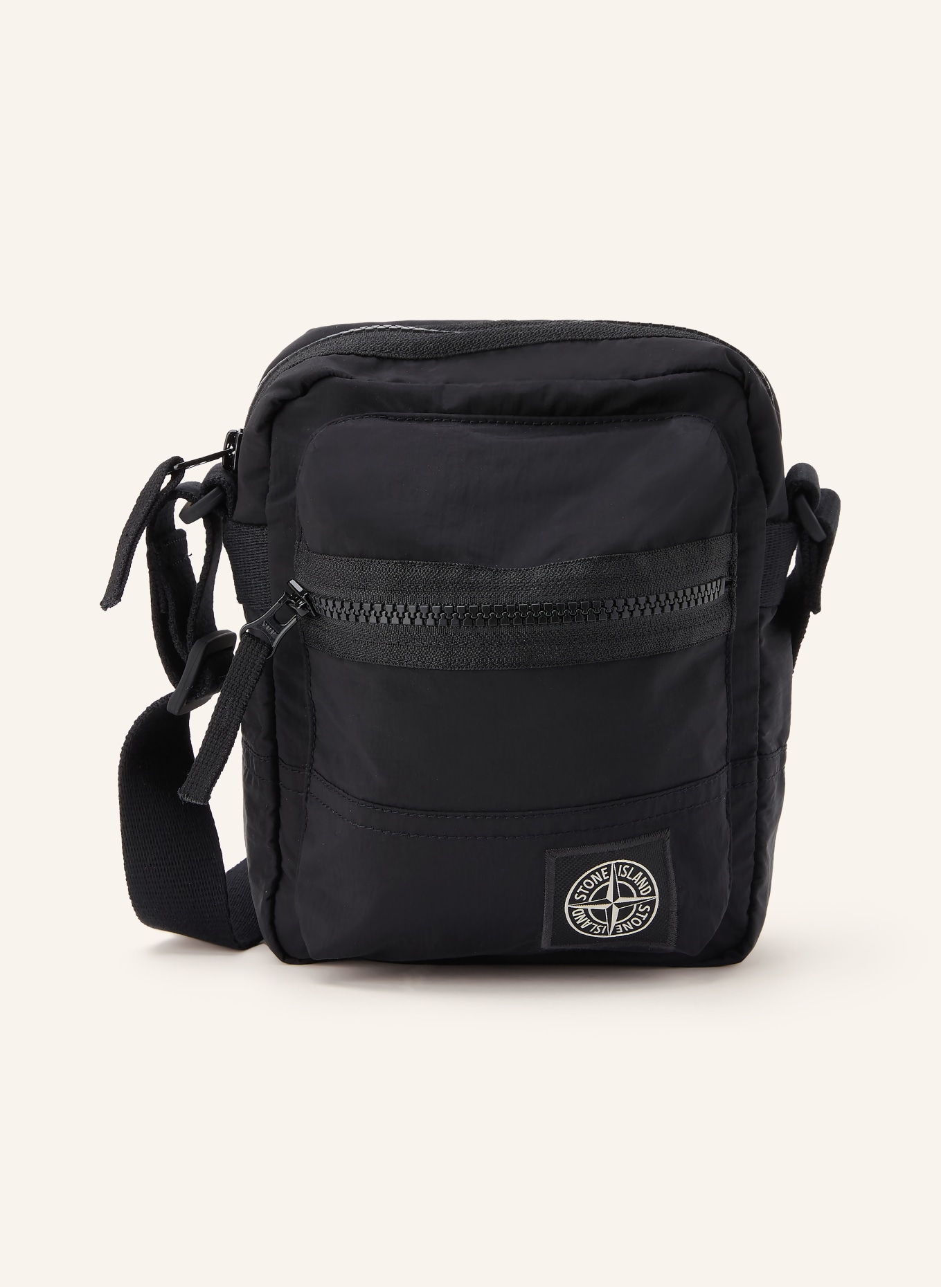 STONE ISLAND Kabelka přes rameno: ČERNÁ