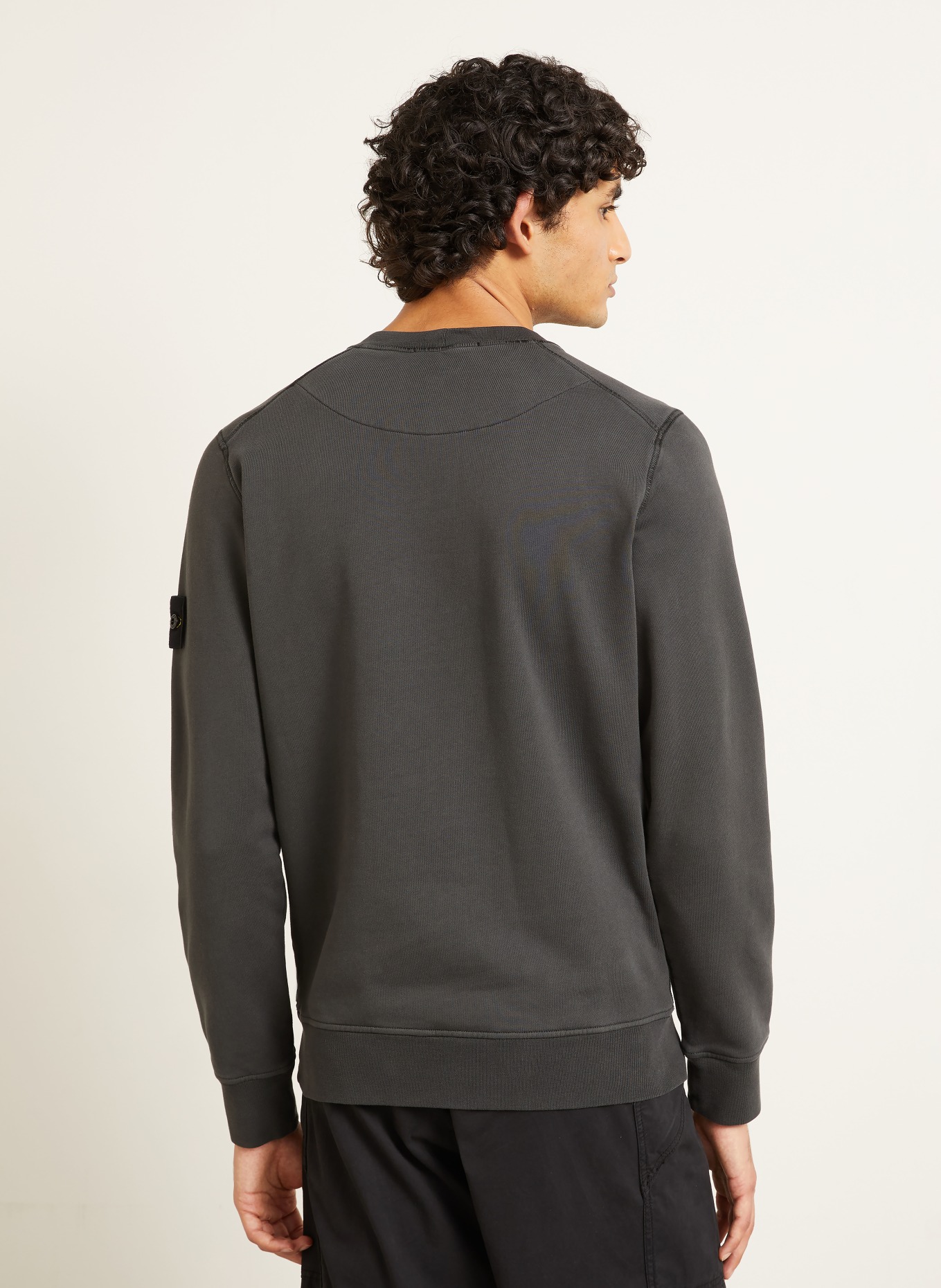 STONE ISLAND Sweatshirt: DUNKELGRAU
