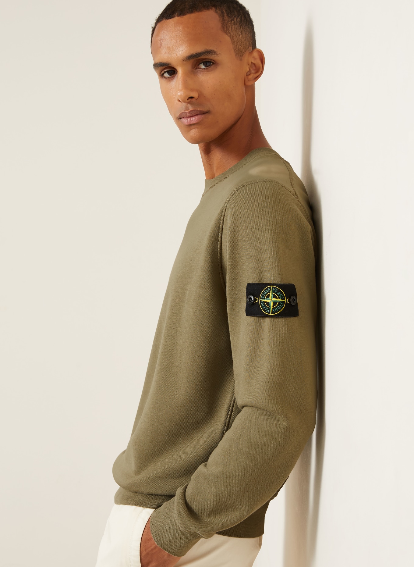 STONE ISLAND Sweatshirt: OLIVE