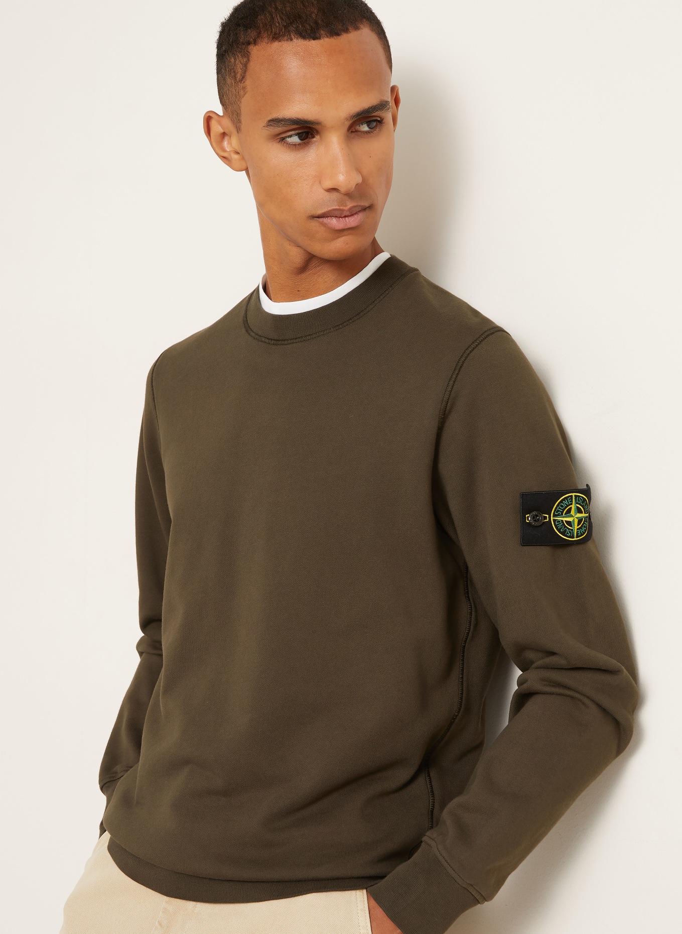 STONE ISLAND Sweatshirt: DARK BROWN