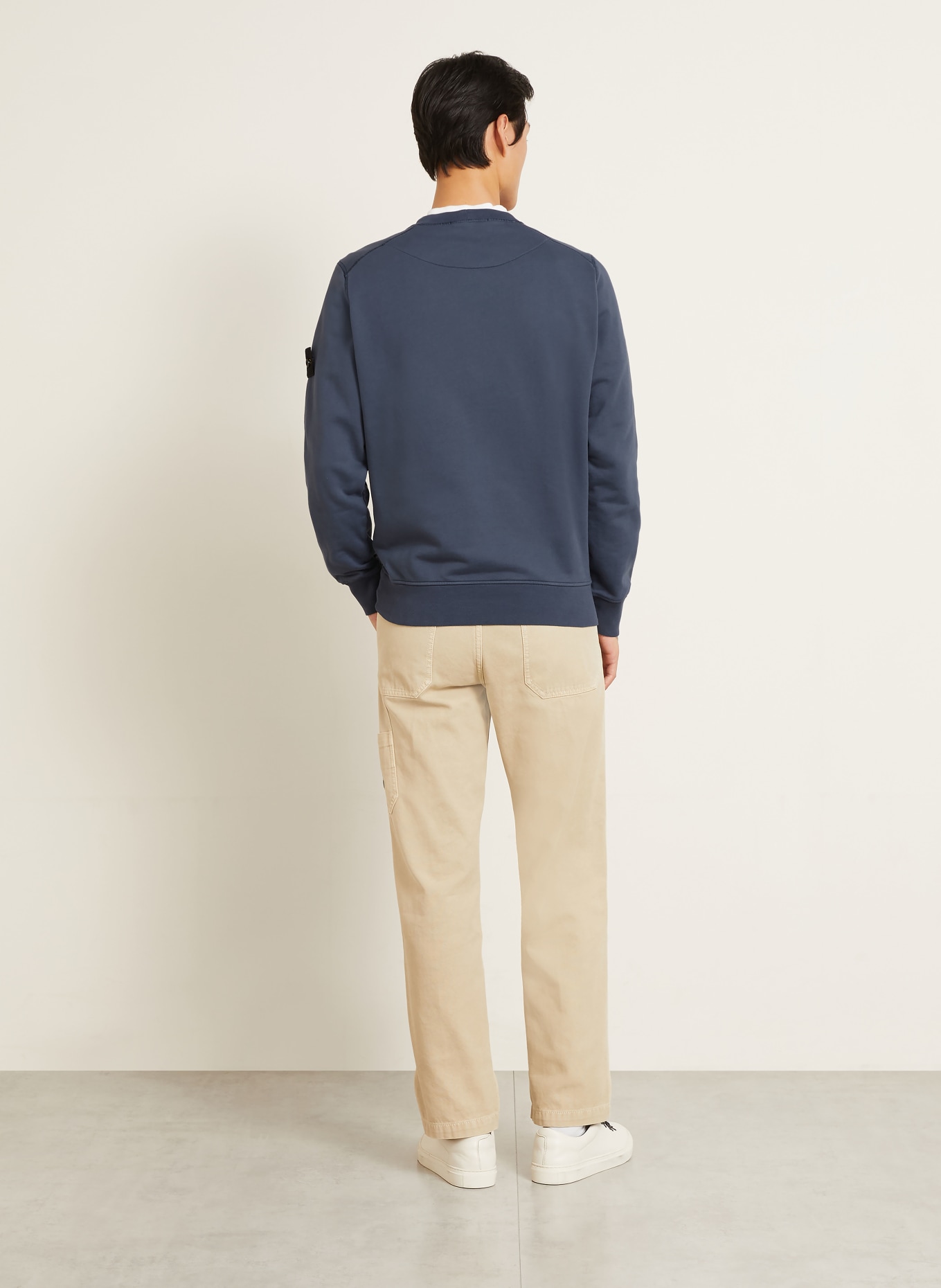 STONE ISLAND Sweatshirt: BLÅGRÅ
