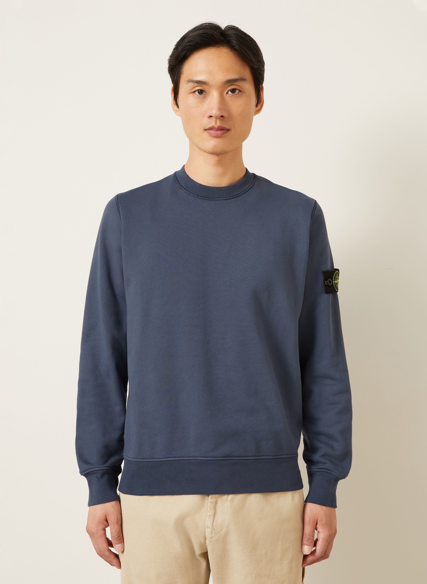 STONE ISLAND Sweatshirt: BLÅGRÅ
