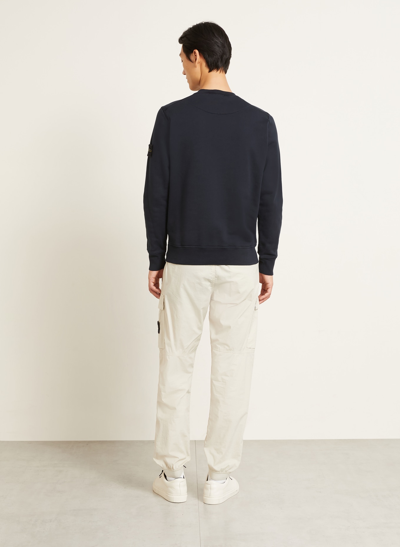 STONE ISLAND Sweatshirt: MØRKEBLÅ
