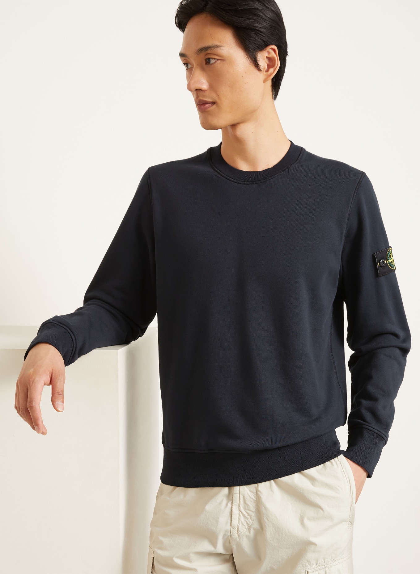 STONE ISLAND Sweatshirt: MØRKEBLÅ