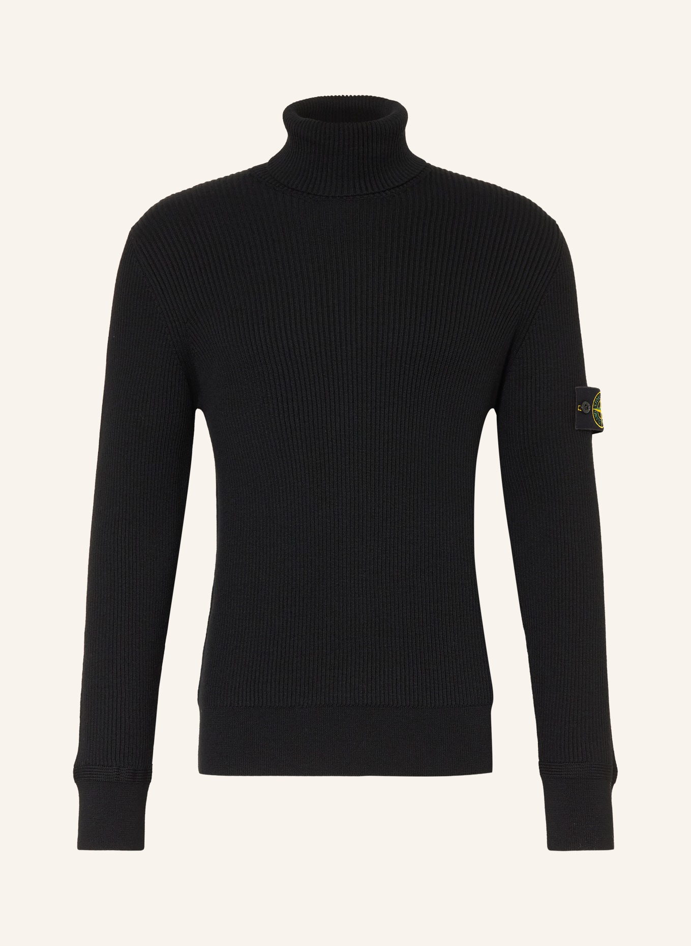 STONE ISLAND Polotröja: SVART