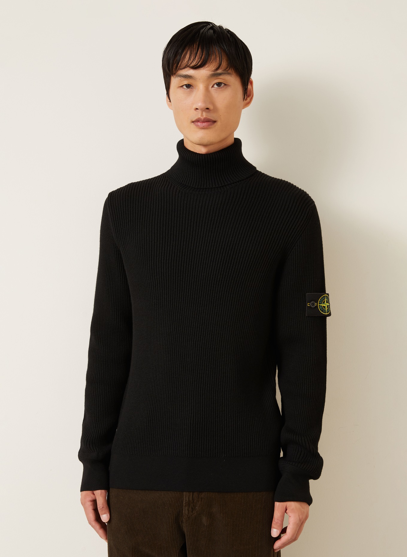 STONE ISLAND Polotröja: SVART