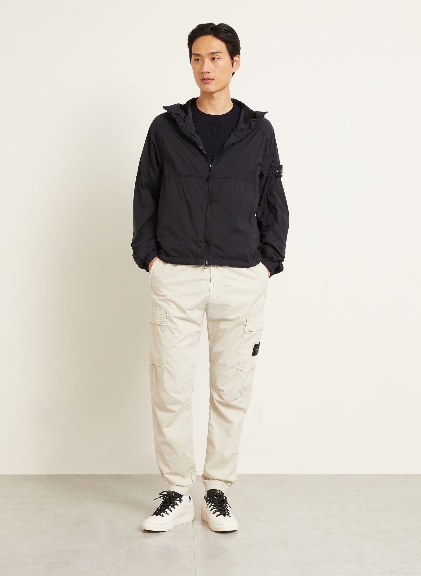 STONE ISLAND Jacket: DARK BLUE