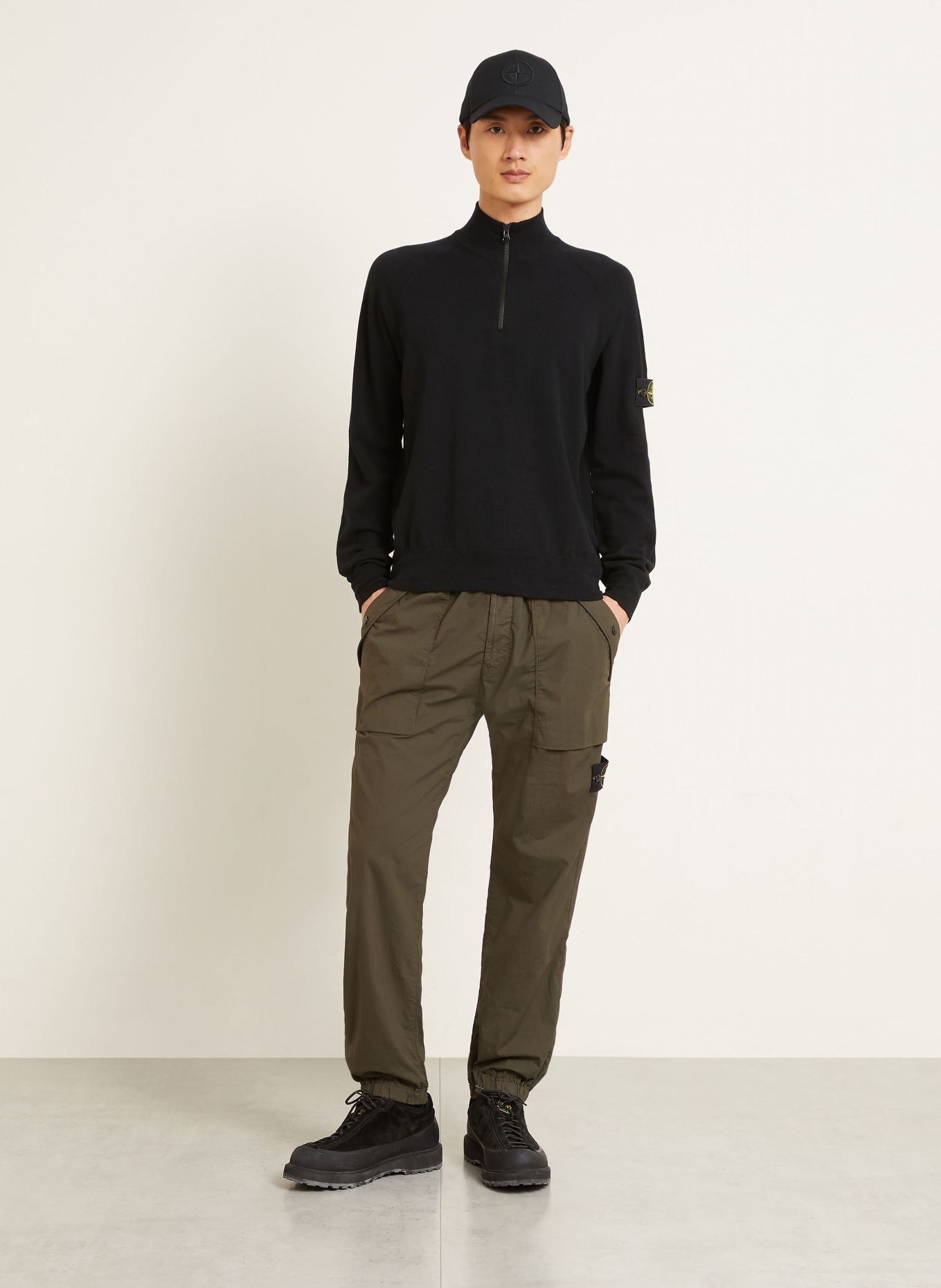STONE ISLAND Troyer: SCHWARZ