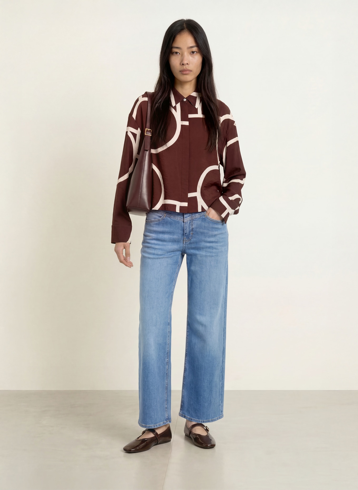 OPUS PANTS Wide-Leg jeans MENI TOILE: 70365 mid blue
