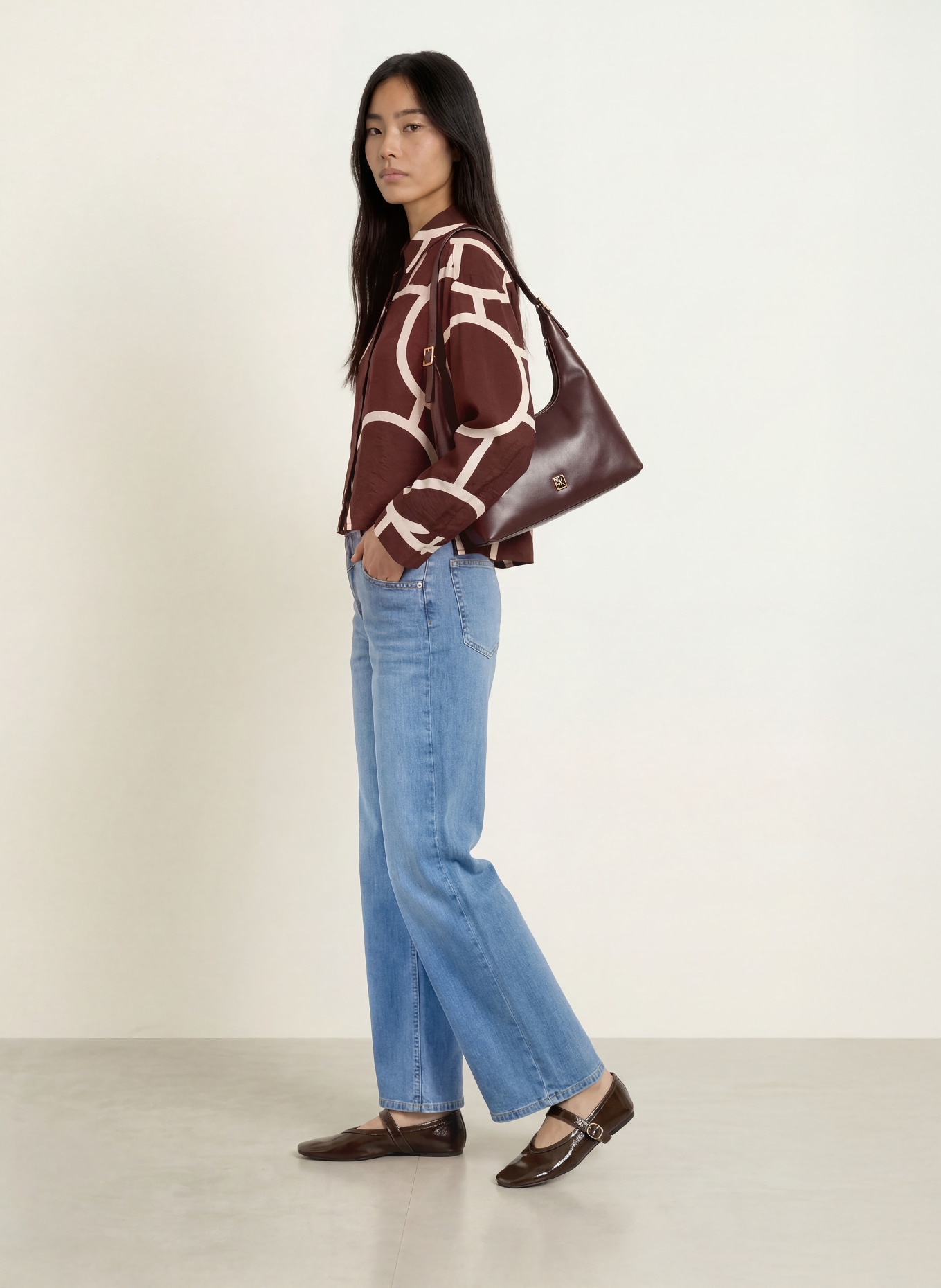 OPUS PANTS Wide-Leg jeans MENI TOILE: 70365 mid blue