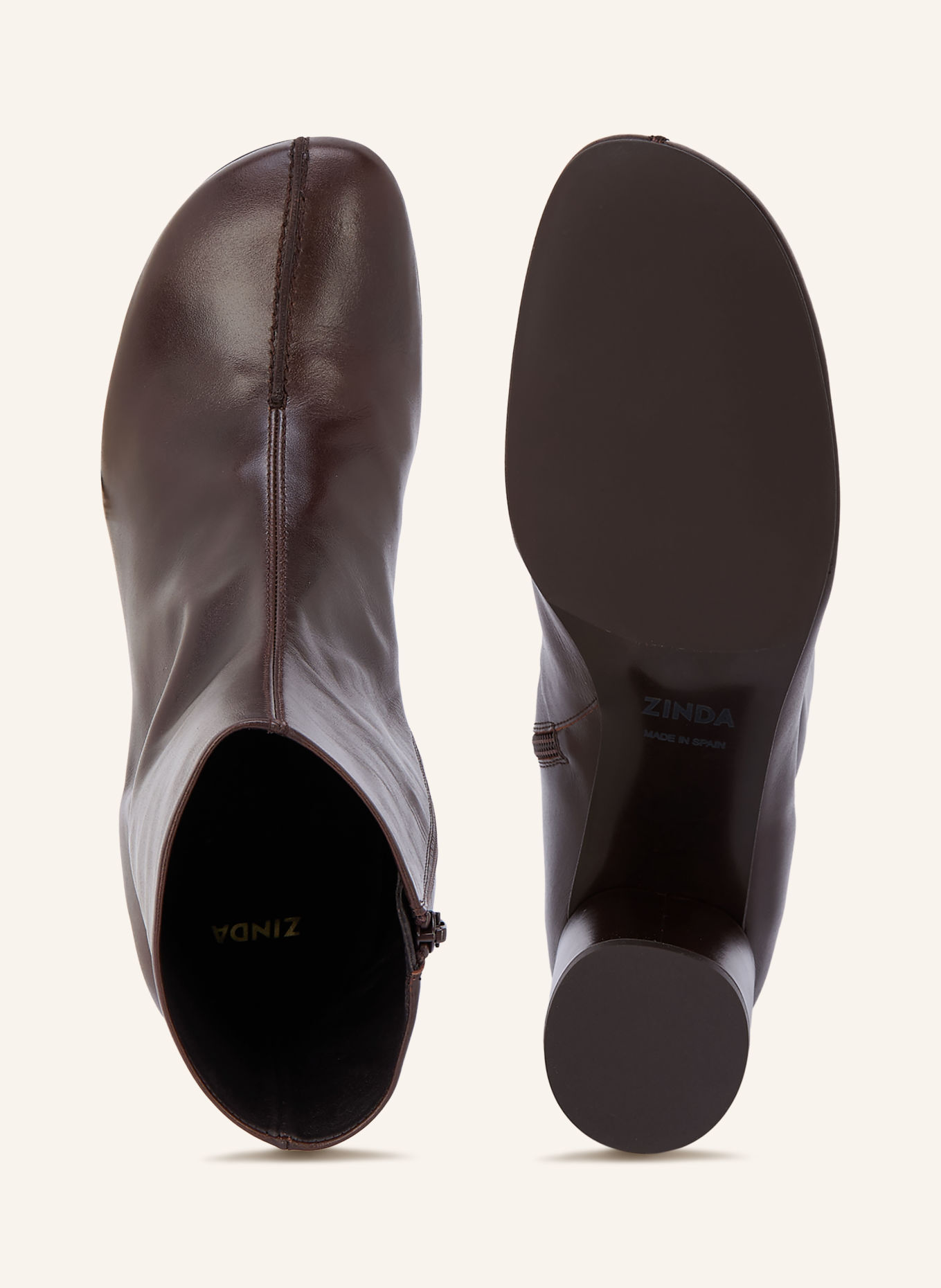 ZINDA Bottines: MARRON FONCÉ