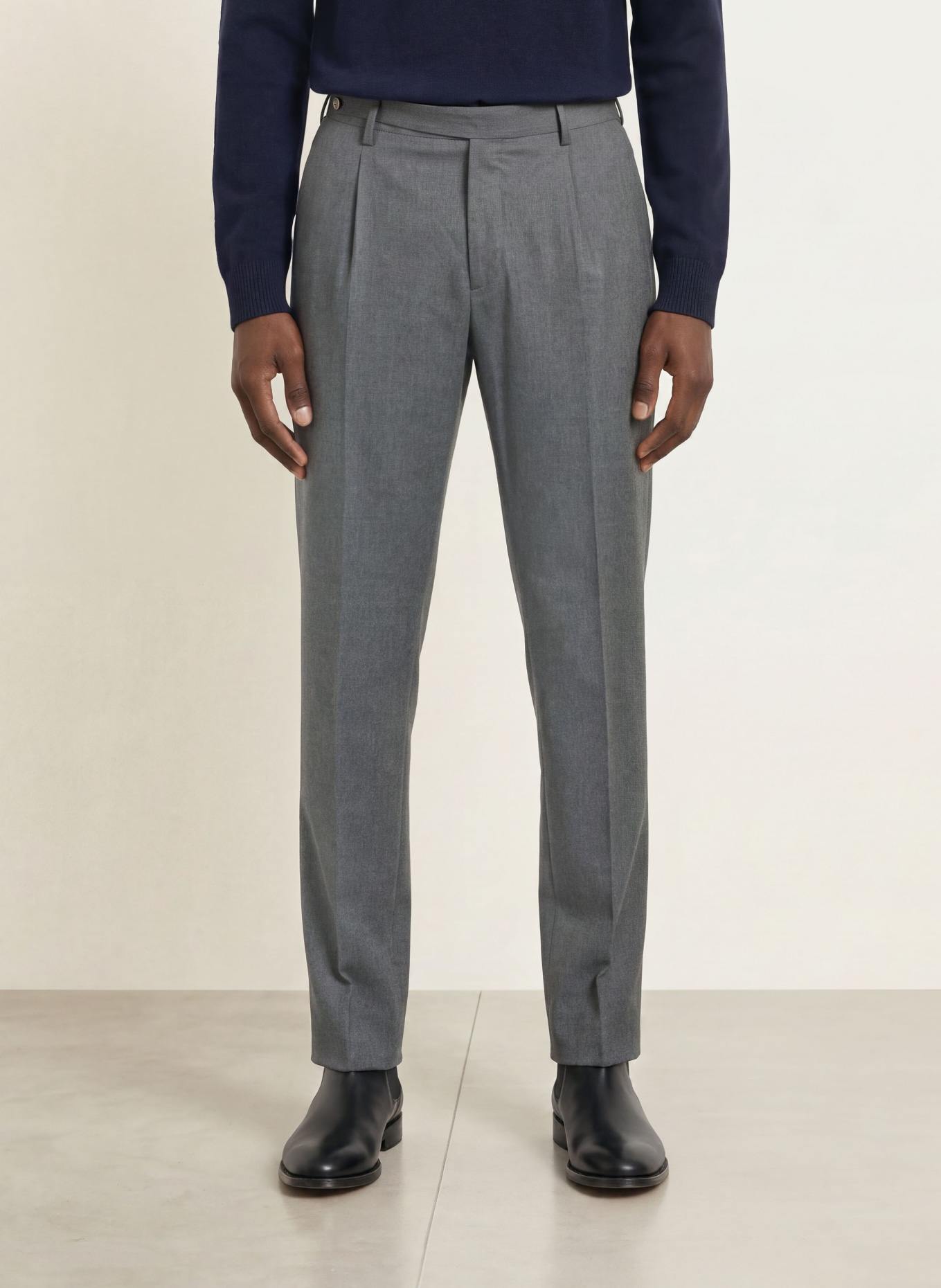 BOGLIOLI Chinosy o kroju slim fit: SZARY