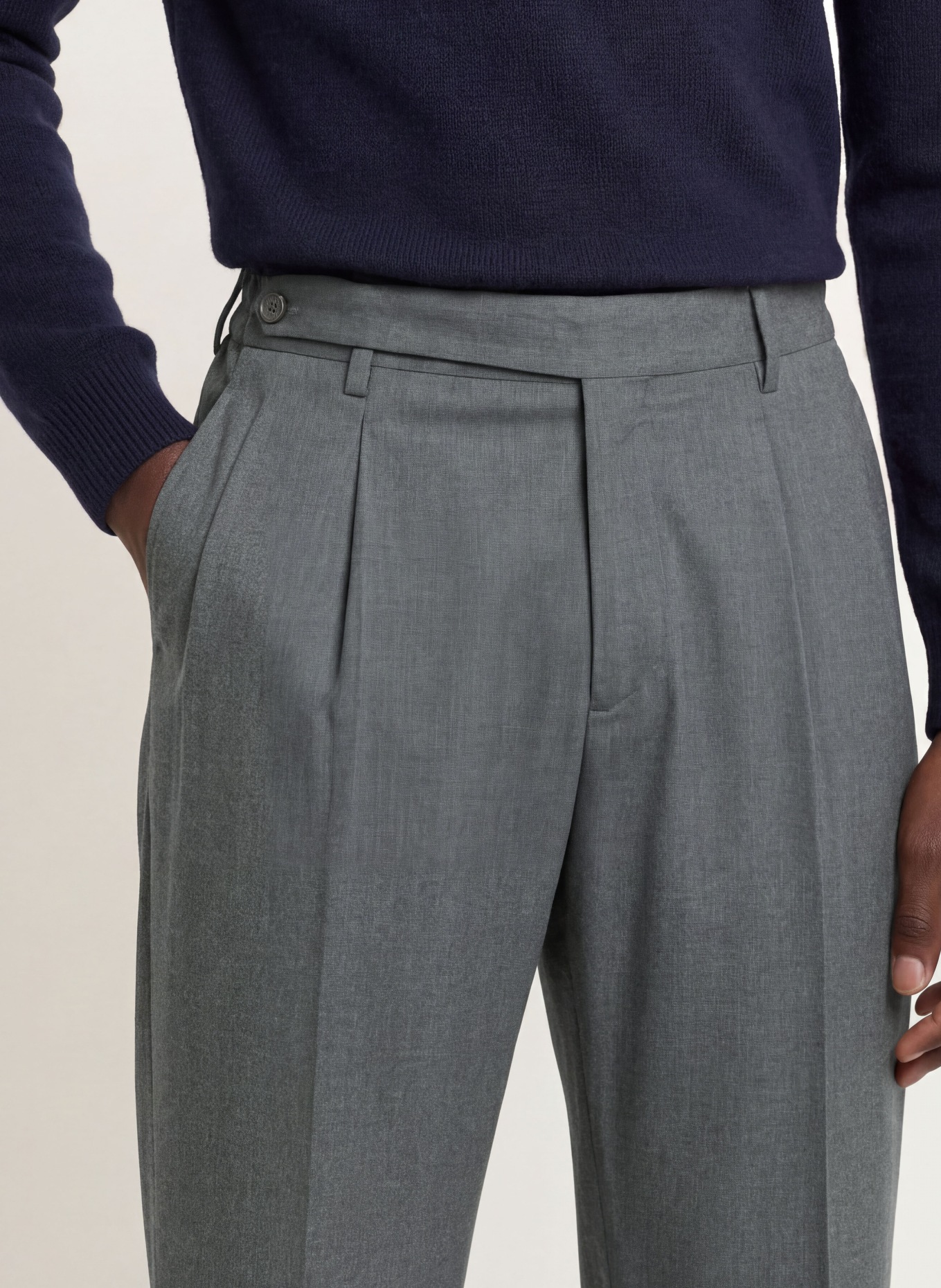 BOGLIOLI Chinosy o kroju slim fit: SZARY