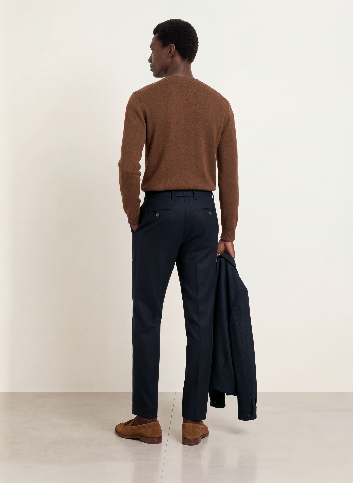 BOGLIOLI Slim-Fit Chinos: DARK BLUE
