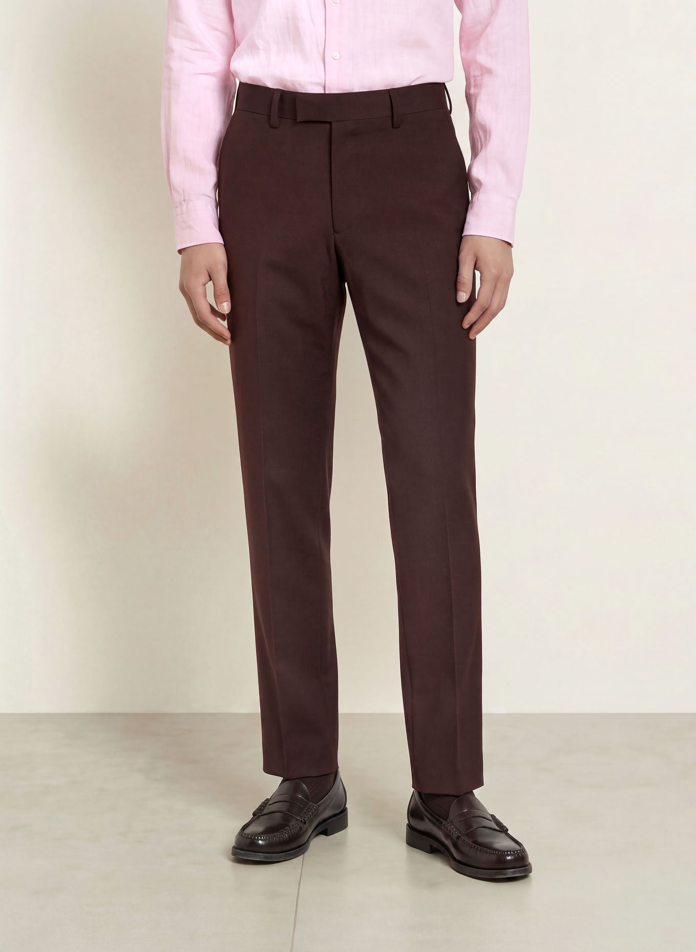 TIGER OF SWEDEN Pantalon de costume TENUTA Extra Slim Fit: 1Y9 Desert Plum