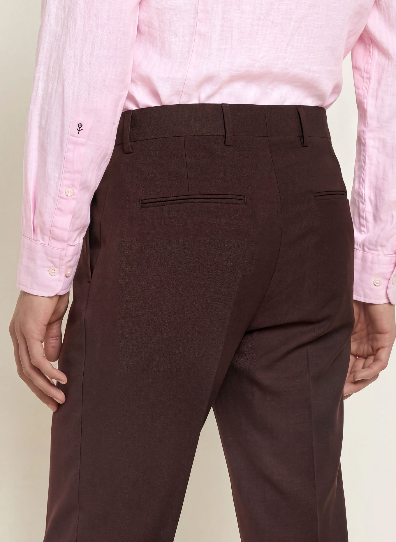 TIGER OF SWEDEN Pantalon de costume TENUTA Extra Slim Fit: 1Y9 Desert Plum