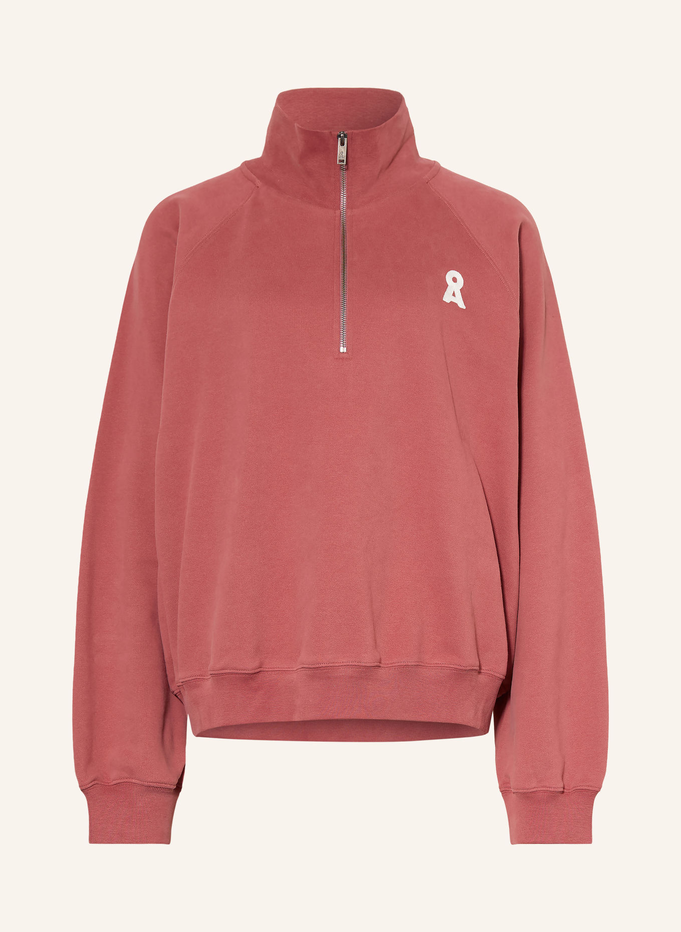 ARMEDANGELS Sweat-Troyer ICONIC: HELLROT / WEISS