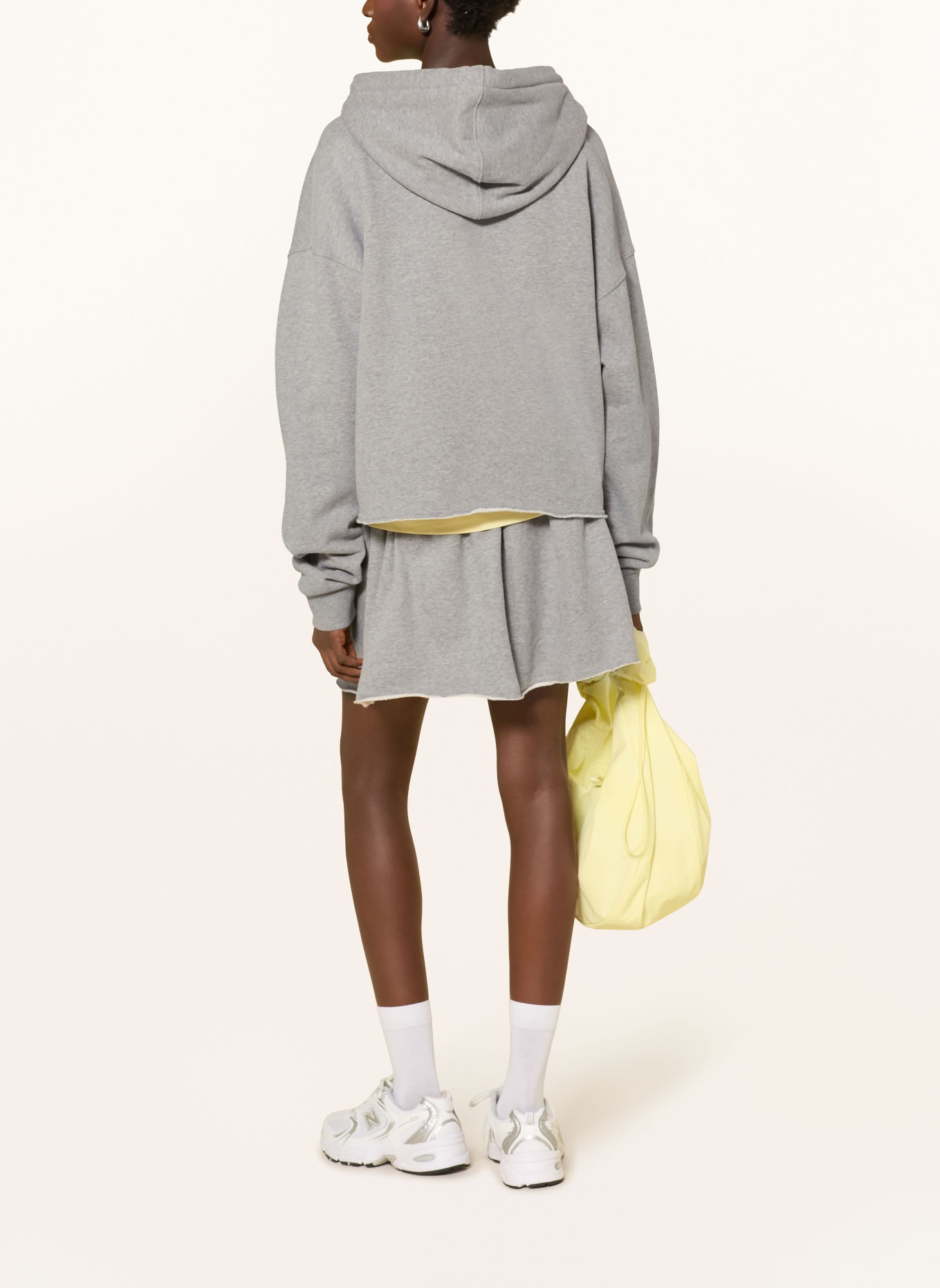ARMEDANGELS Jupe en molleton ICONIC: GRIS