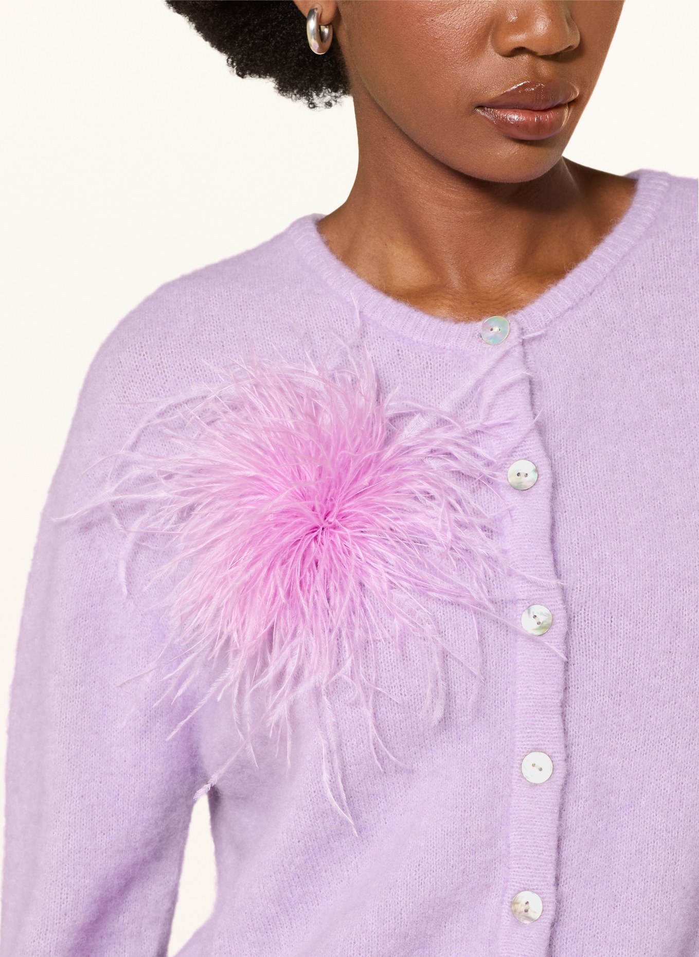 (THE MERCER) N.Y. Brooch: LIGHT PURPLE