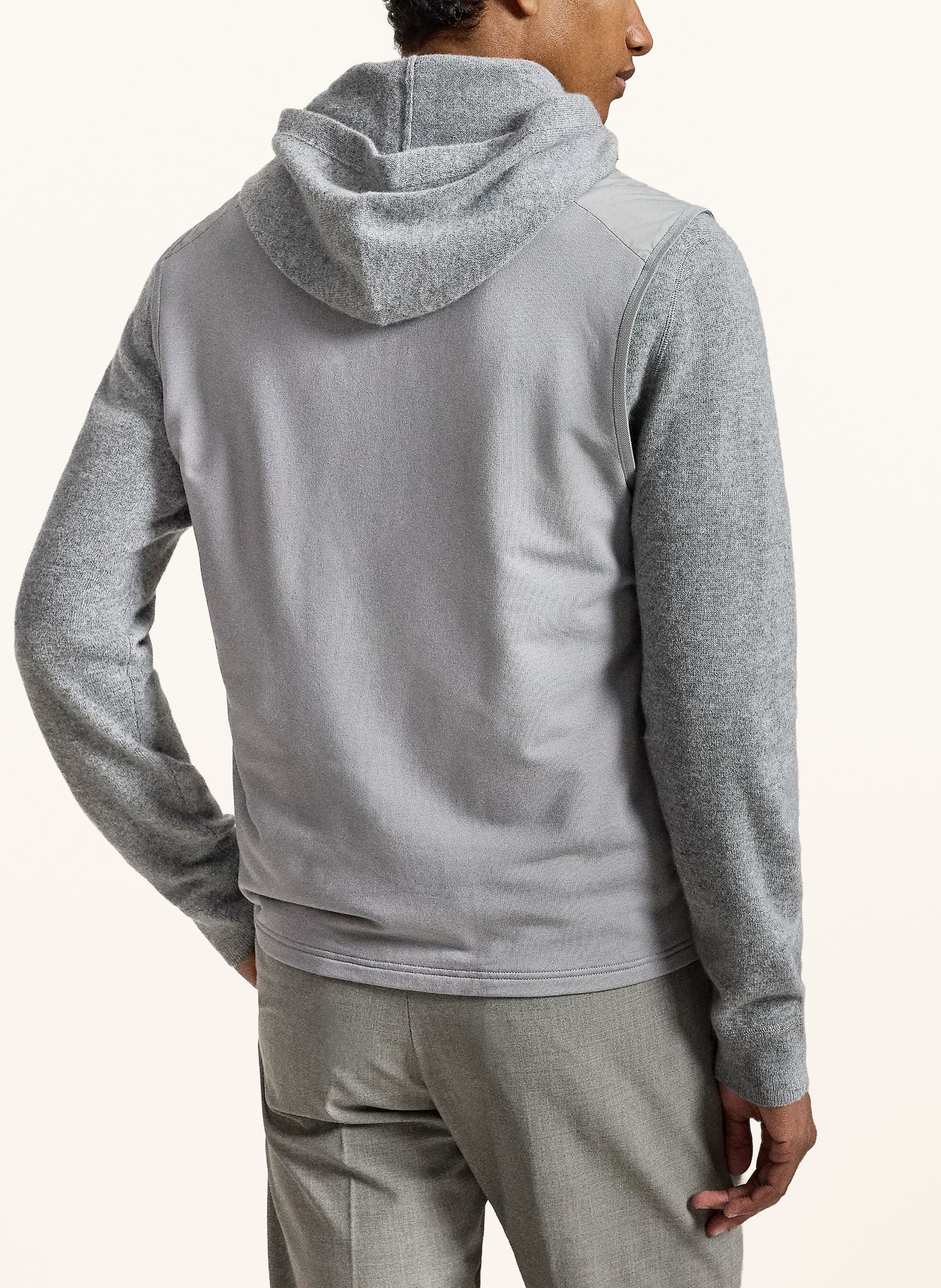RLX RALPH LAUREN Hybride bodywarmer: GRIJS