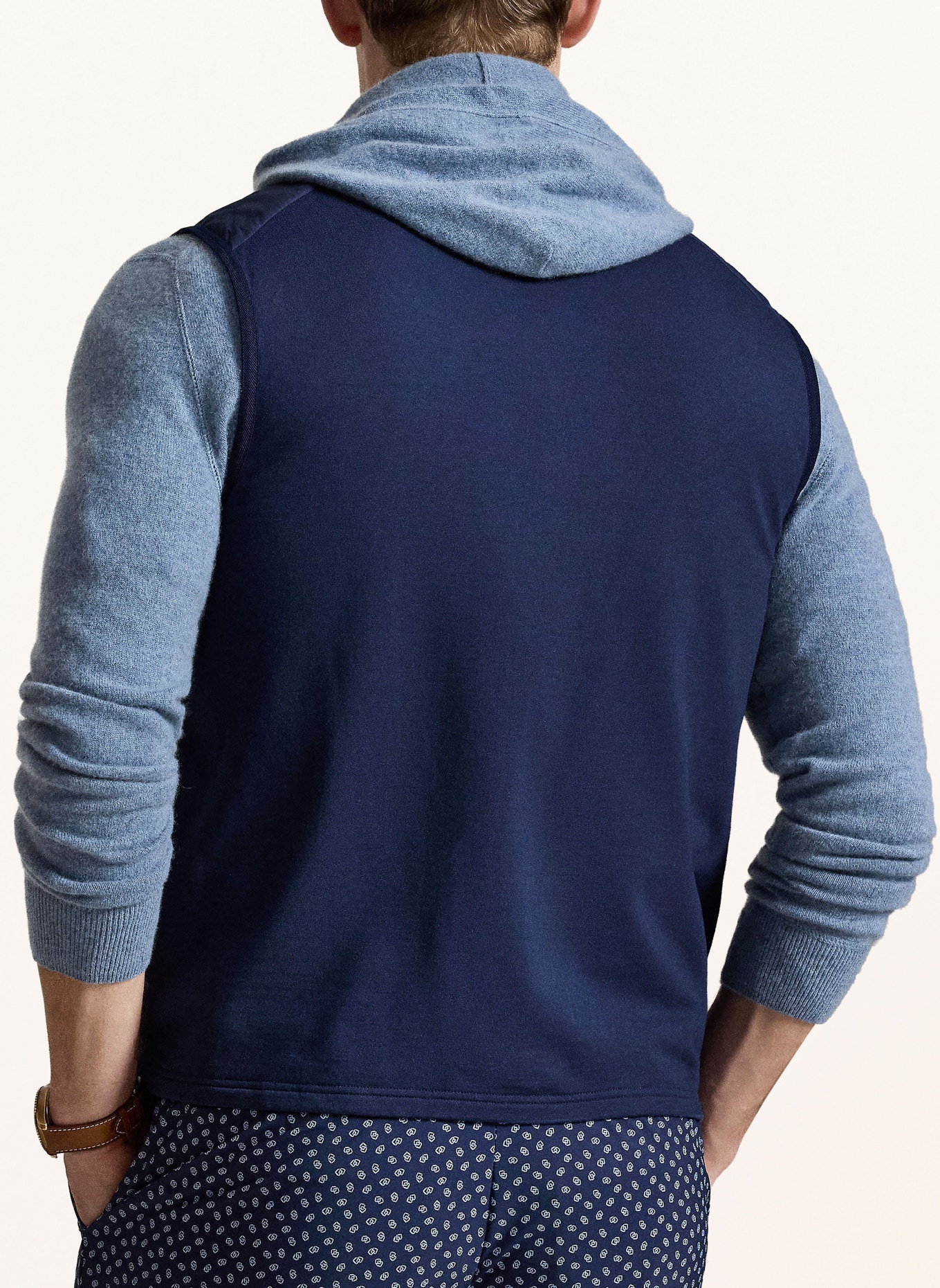 RLX RALPH LAUREN Hybride bodywarmer: DONKERBLAUW