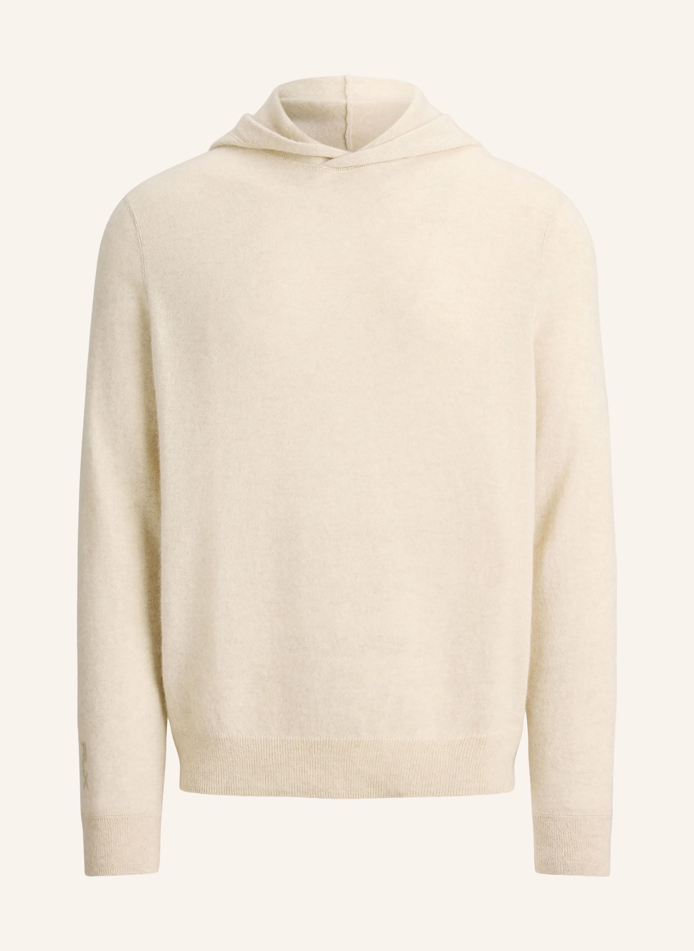 RLX RALPH LAUREN Strick-Hoodie aus Cashmere: CREME