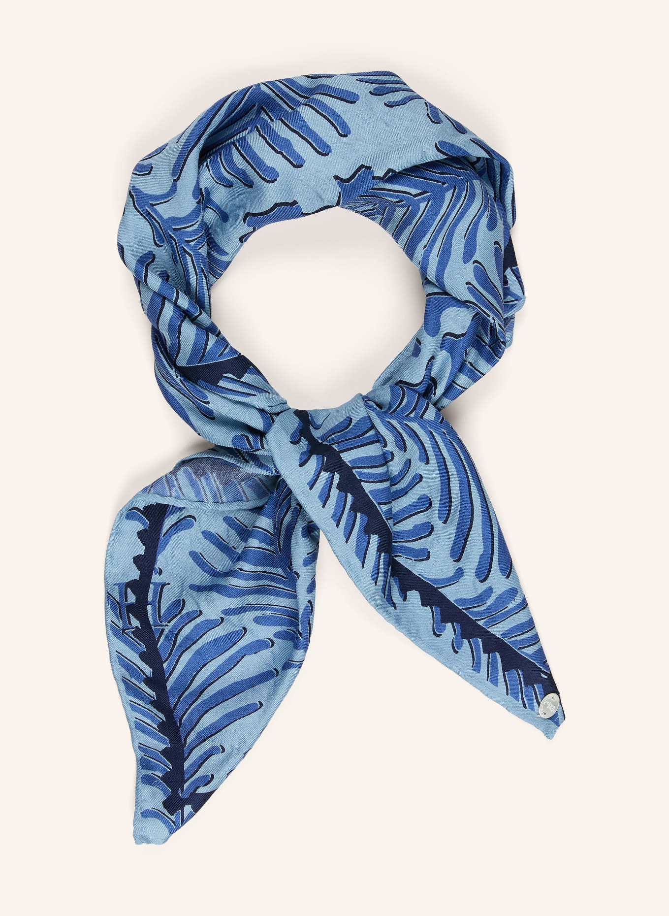 friendly hunting Zijden sjaal: LICHTBLAUW / DONKERBLAUW / BLAUW