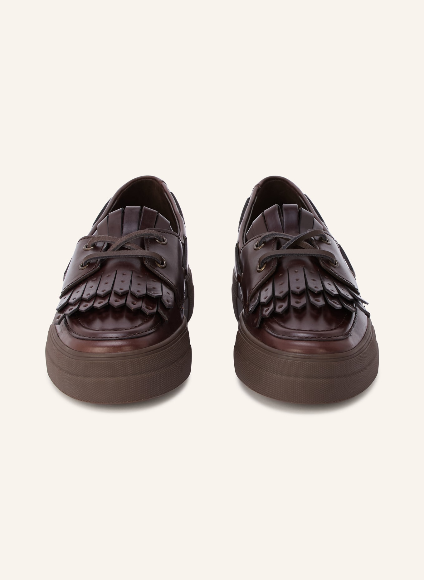 KENNEL & SCHMENGER ALEC Boat Shoes: DARK BROWN