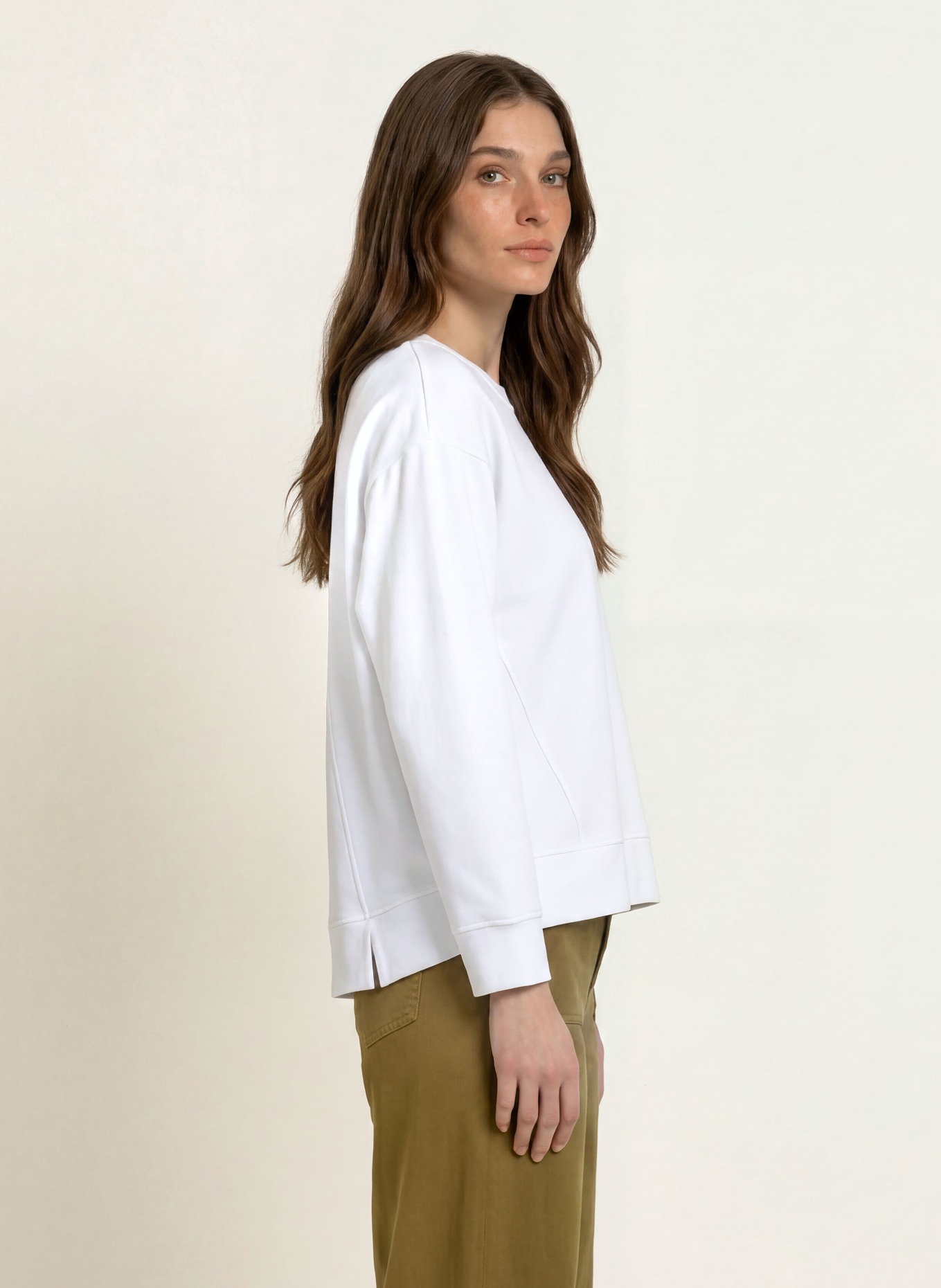 lilienfels Sweatshirt: WHITE