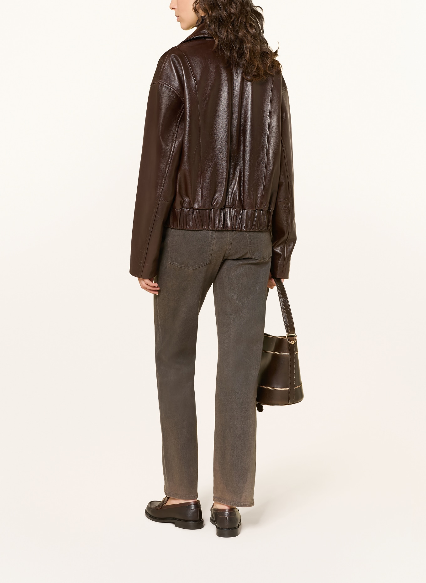 7 for all mankind Blugi drepți CALIE: 3TB VINTAGE COATING BROWN