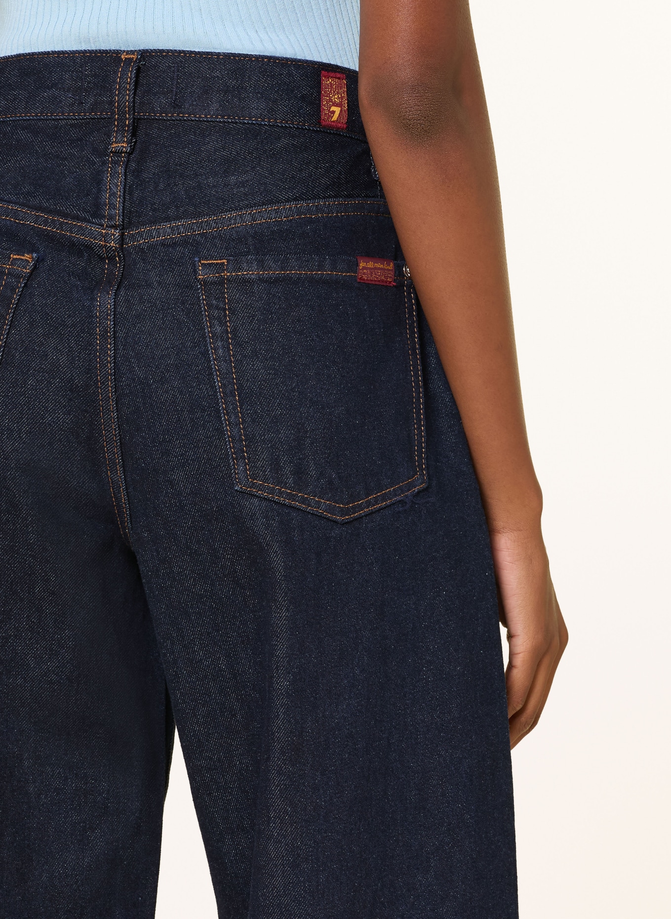 7 for all mankind Barrel džíny BONNIE: 3S4 IRON BLUE