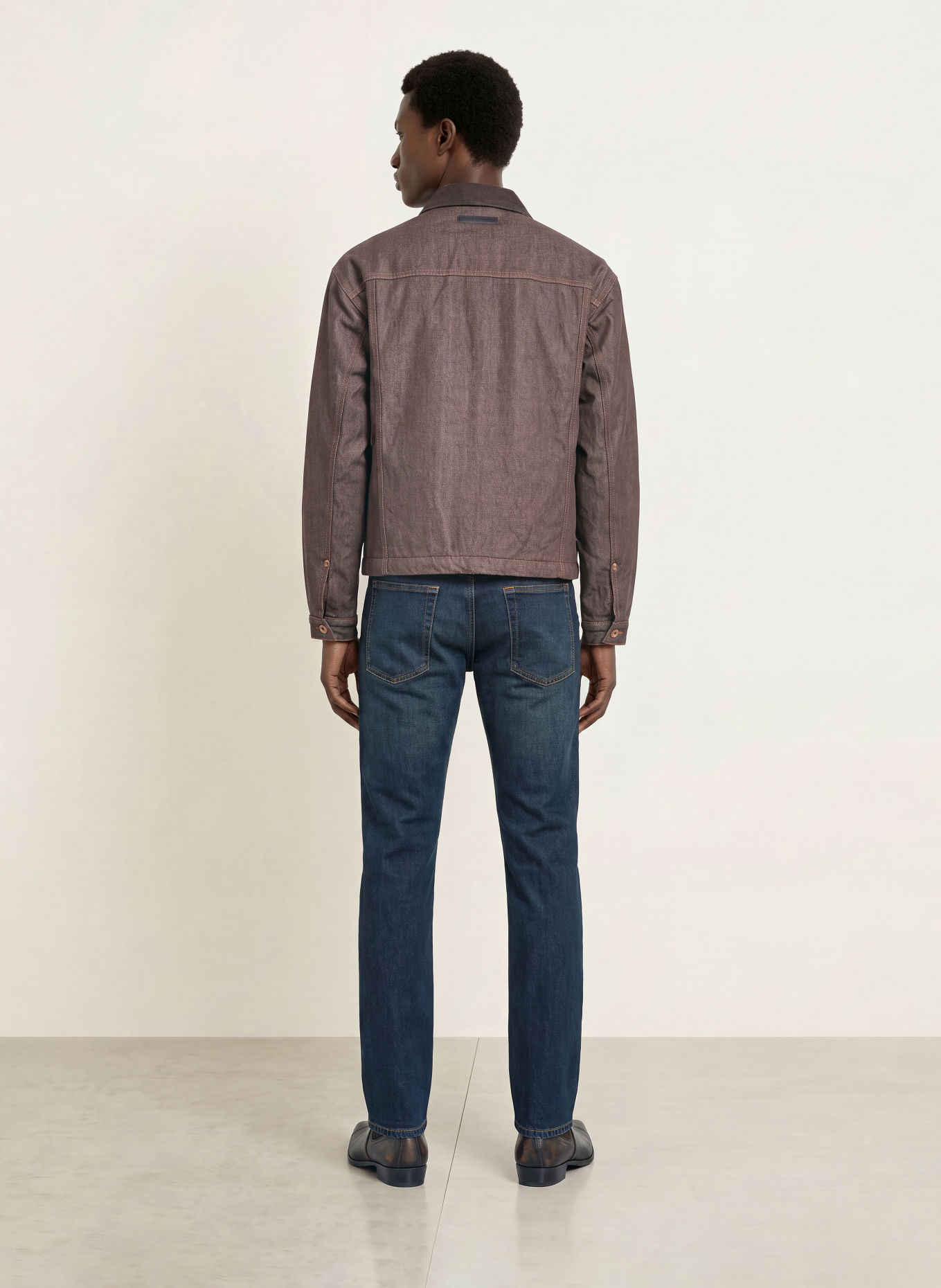 7 for all mankind Denim jacket: 3TW Brown