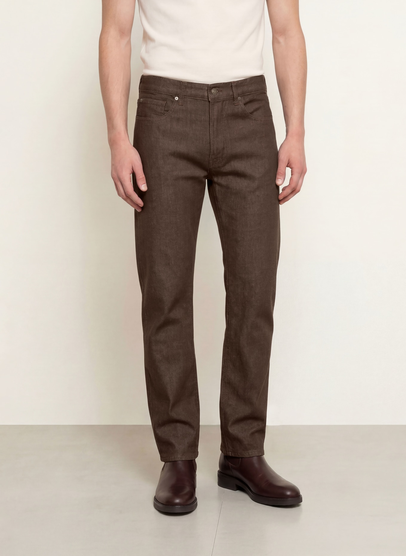 7 for all mankind Jean EASY STRAIGHT, coupe droite: 3TW Brown