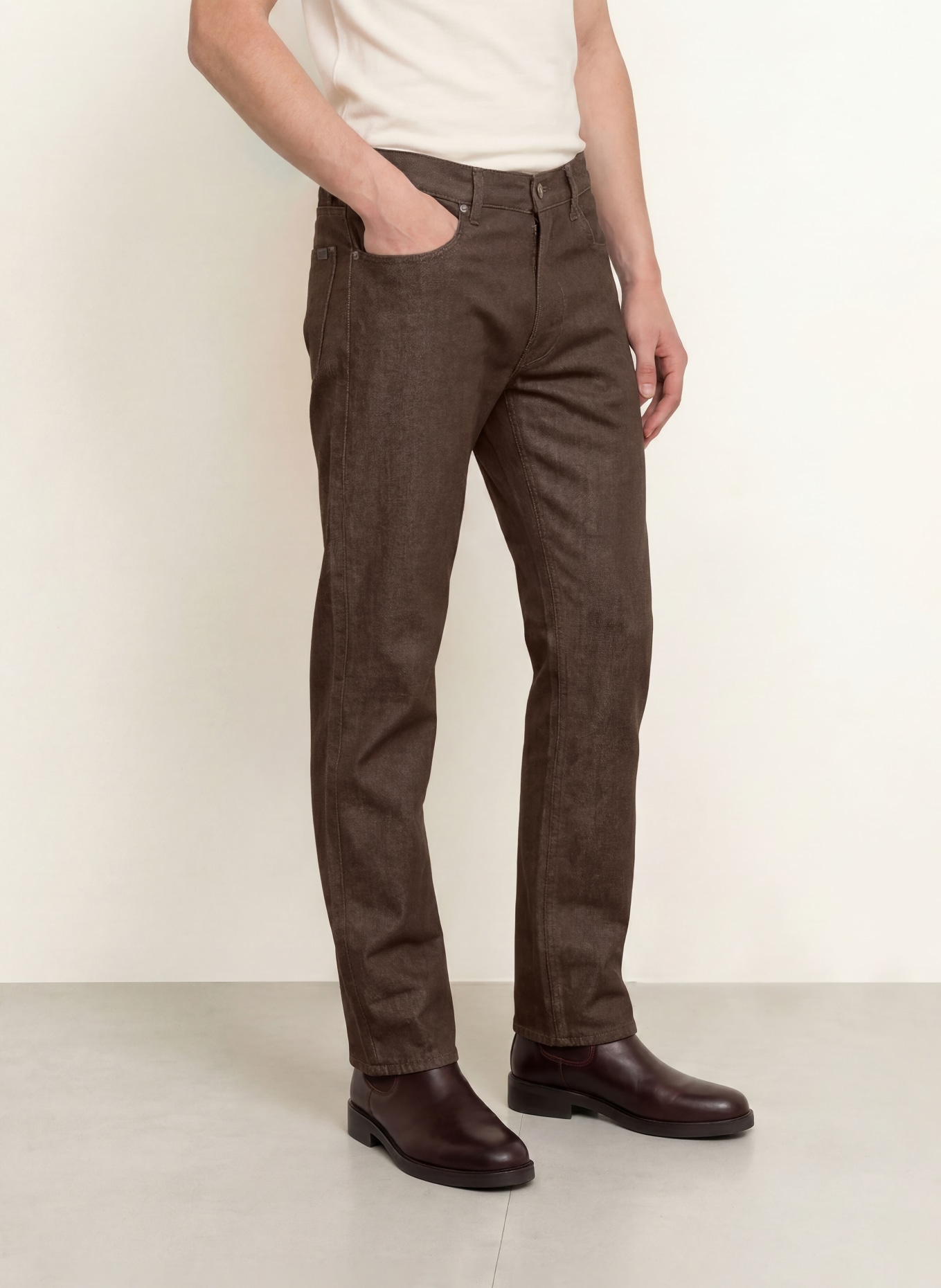 7 for all mankind Jean EASY STRAIGHT, coupe droite: 3TW Brown