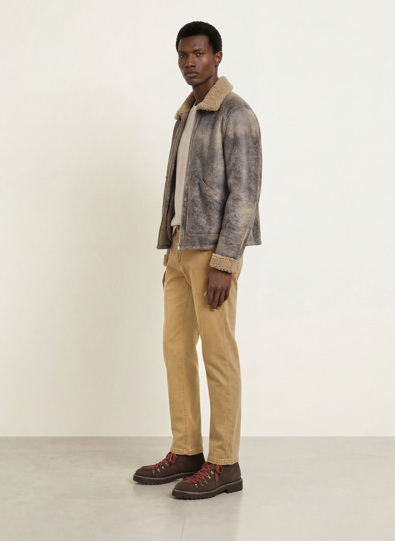 7 for all mankind Chino SLIMMY CHINO Regular Slim Fit: BEIGE