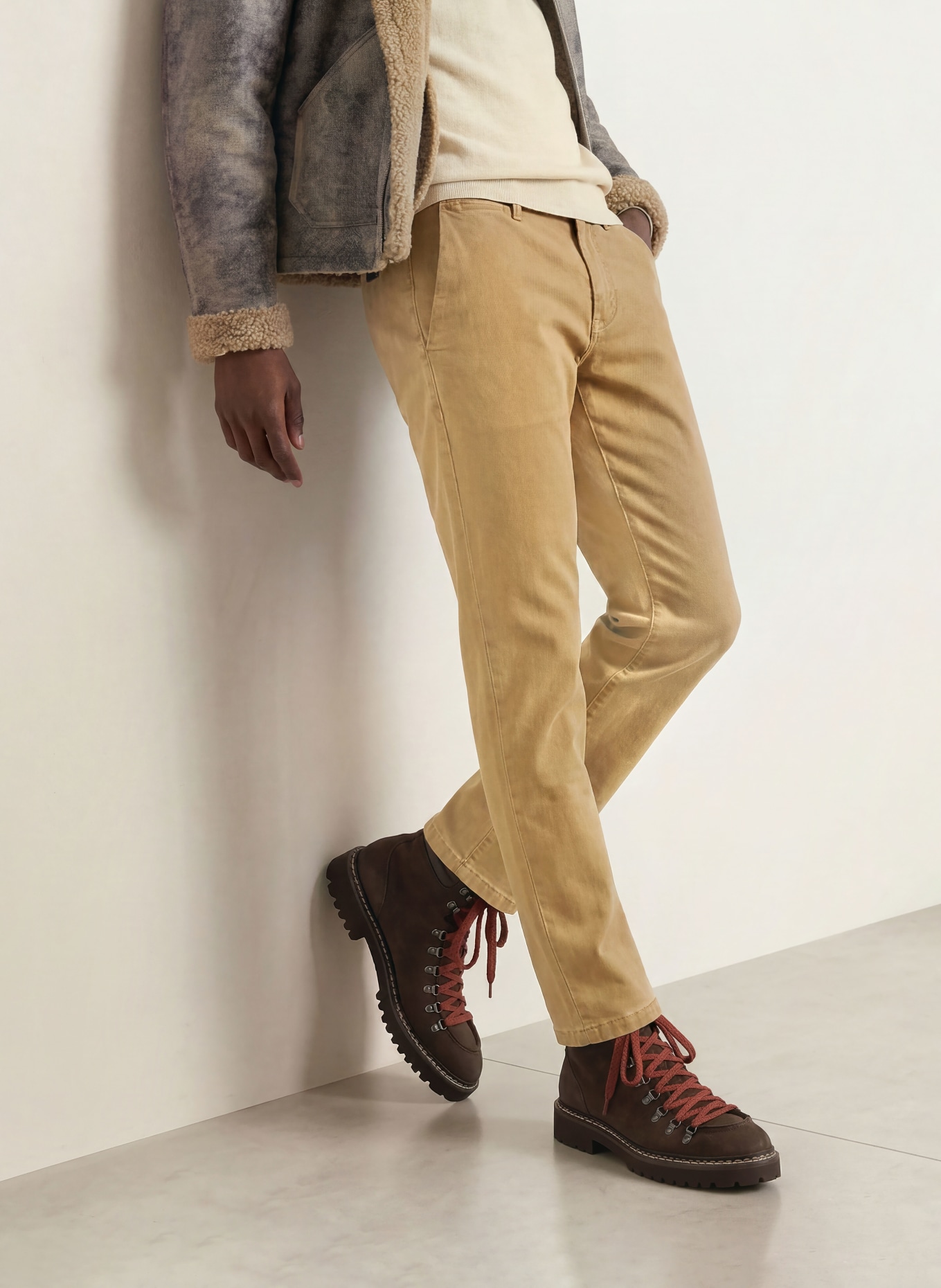 7 for all mankind Chino SLIMMY CHINO Regular Slim Fit: BEIGE