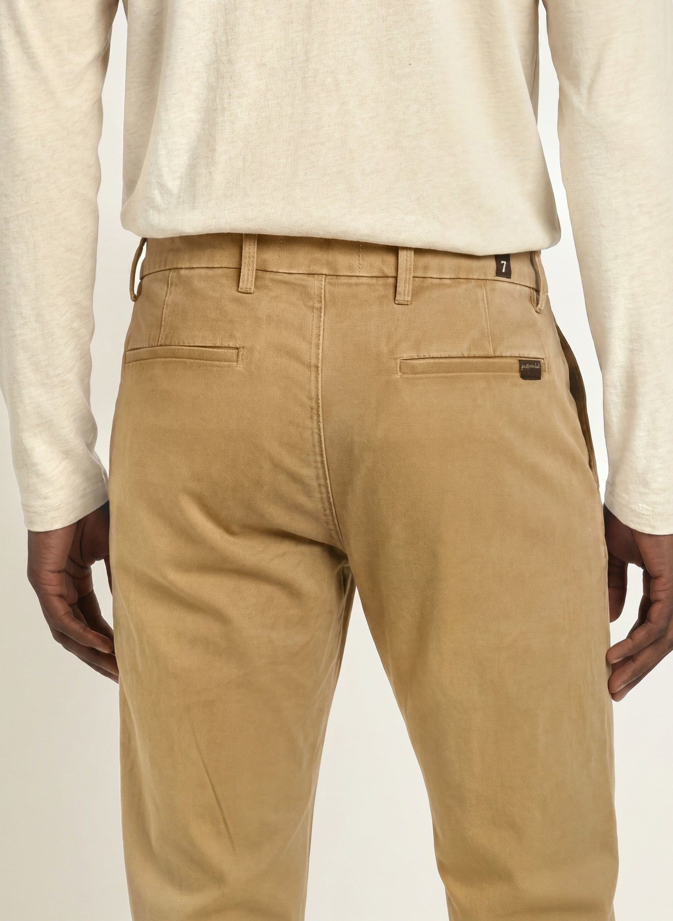 7 for all mankind Chino SLIMMY CHINO Regular Slim Fit: BEIGE
