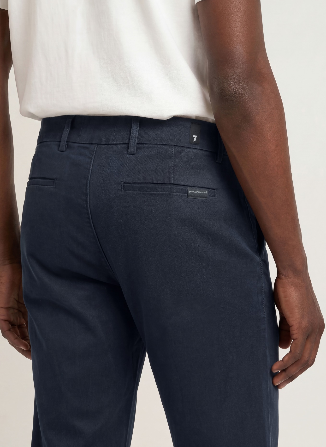7 for all mankind Chino SLIMMY CHINO, coupe Regular Slim Fit: BLEU FONCÉ