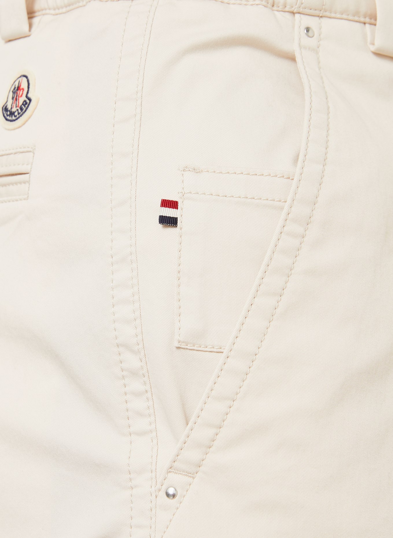 MONCLER Regular-Fit Chinos: CREAM