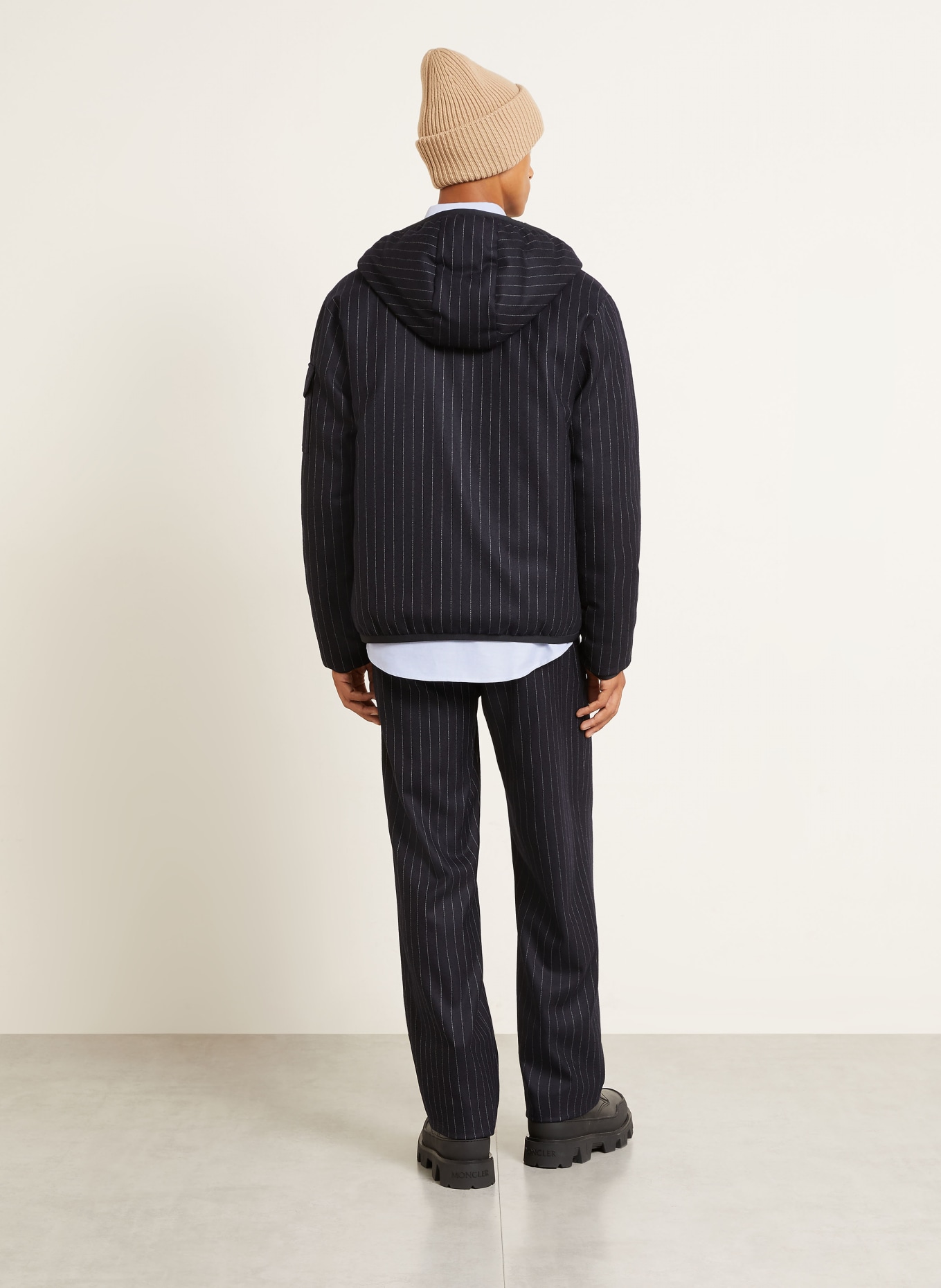 MONCLER Regular-Fit Chinos: DARK BLUE