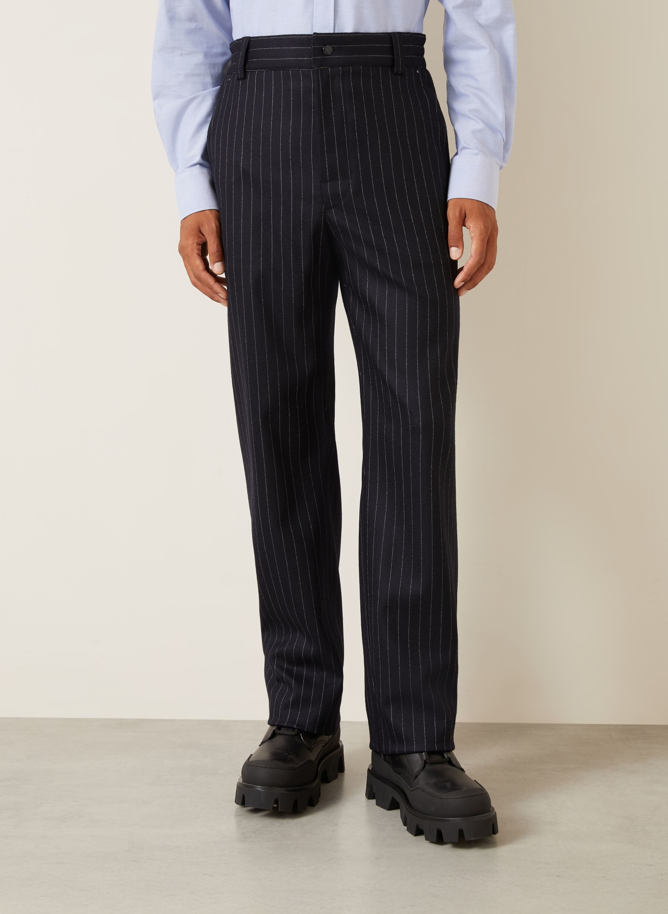 MONCLER Regular-Fit Chinos: DARK BLUE