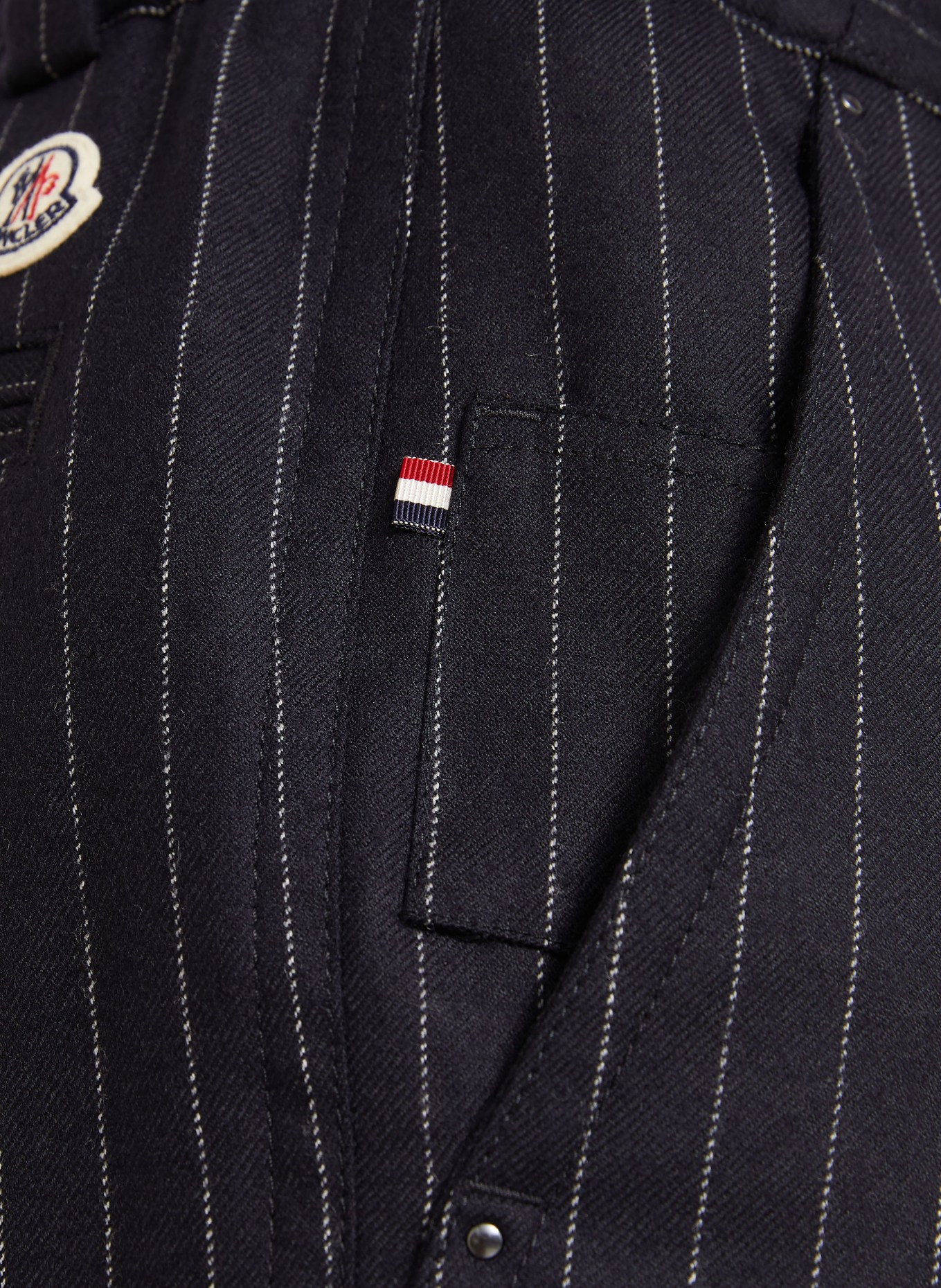 MONCLER Regular-Fit Chinos: DARK BLUE