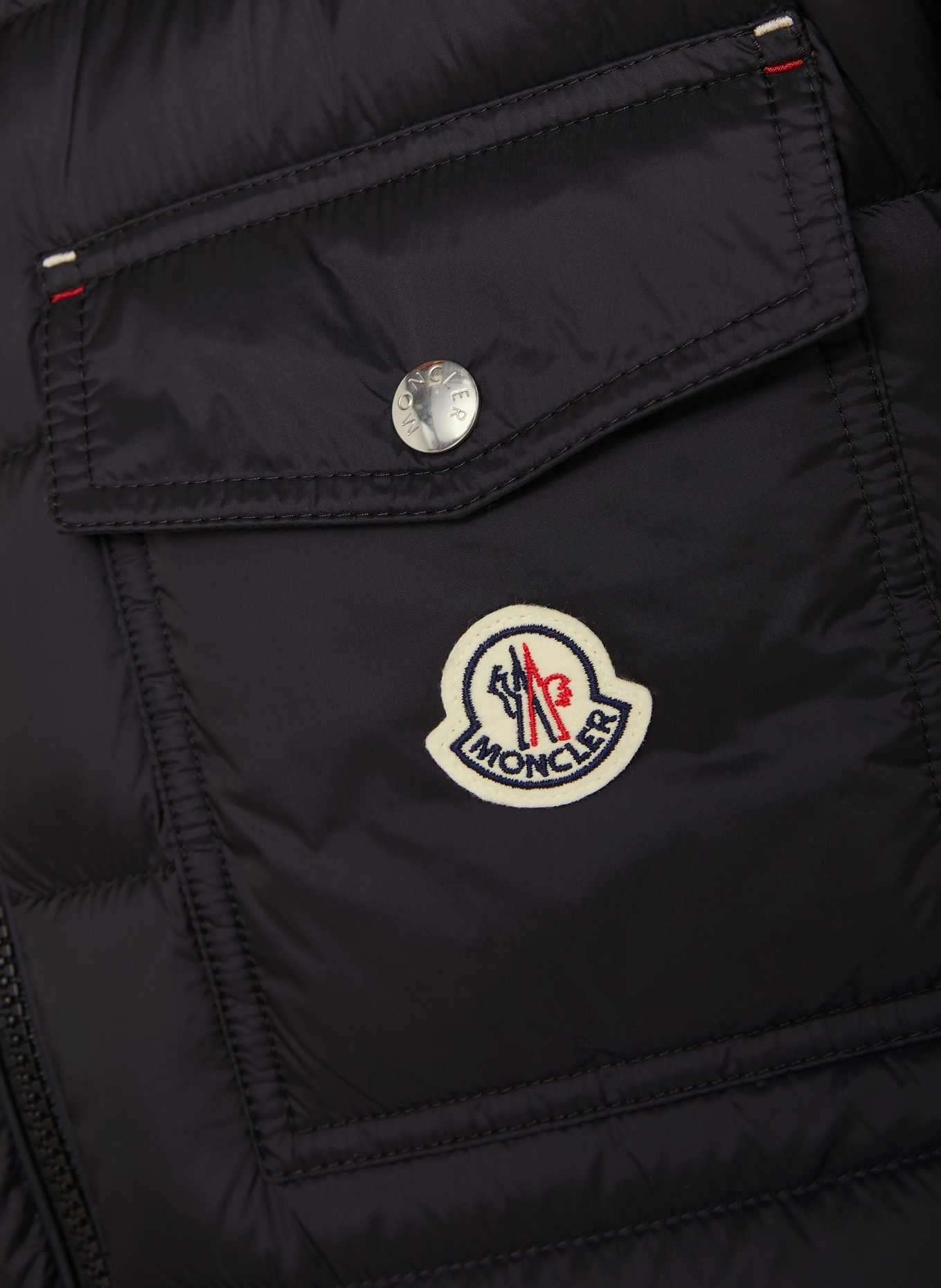 MONCLER VERITH Down Jacket with Detachable Hood: BLACK