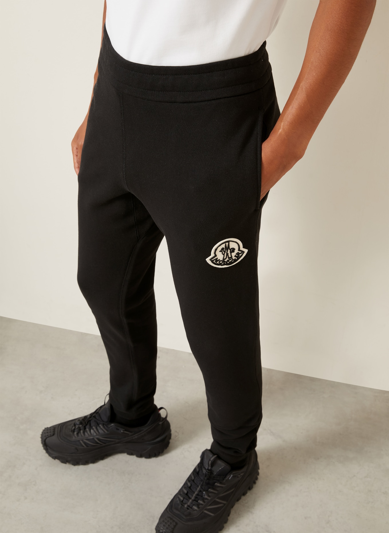 MONCLER Spodnie dresowe: CZARNY