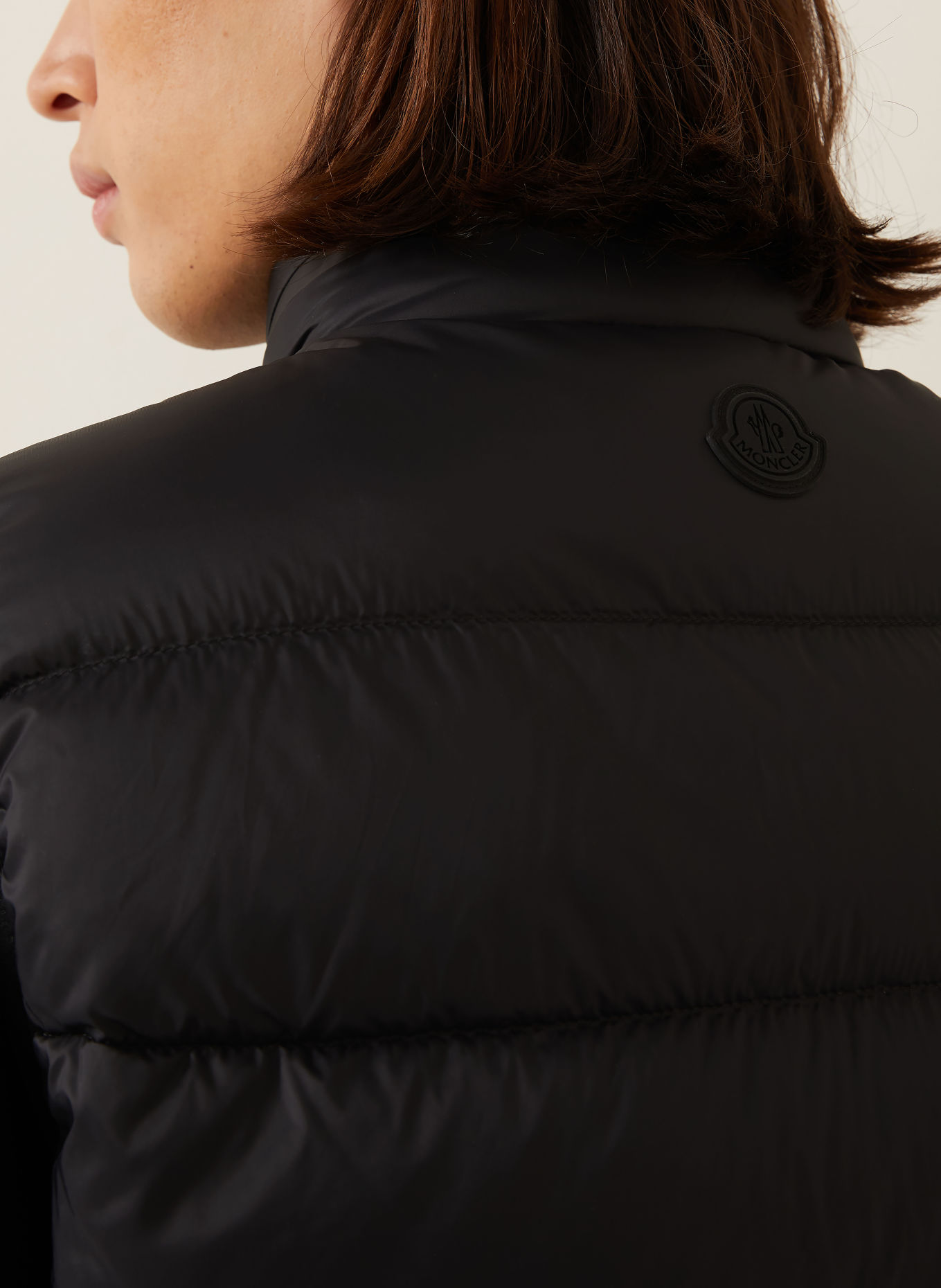 MONCLER RETICONE Down Vest: BLACK